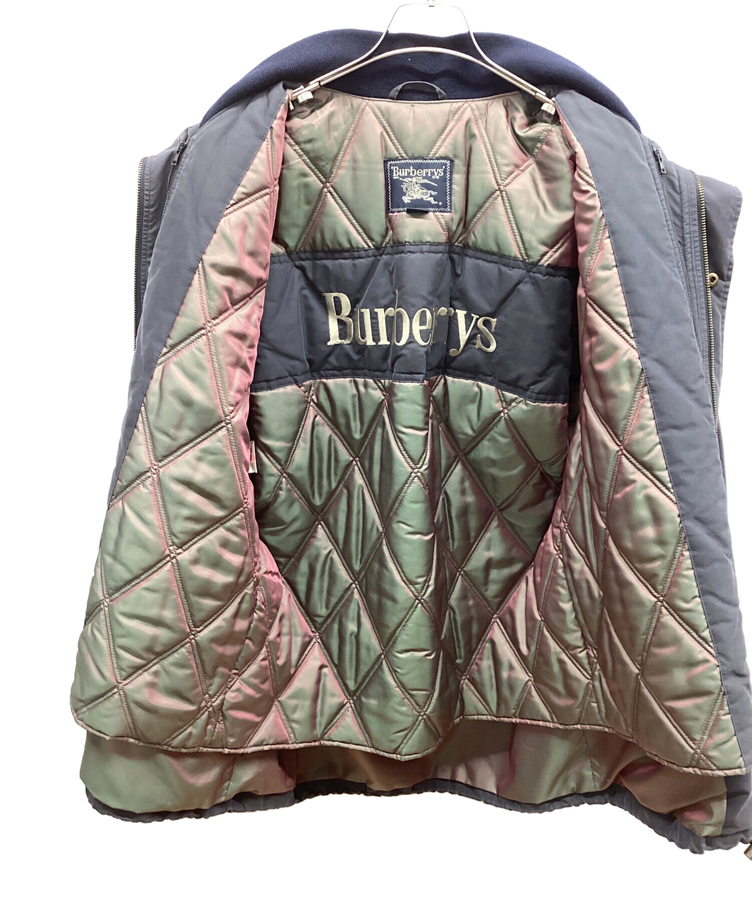 中古・古着通販】Burberry's (バーバリー) フーデッドコート ブラック