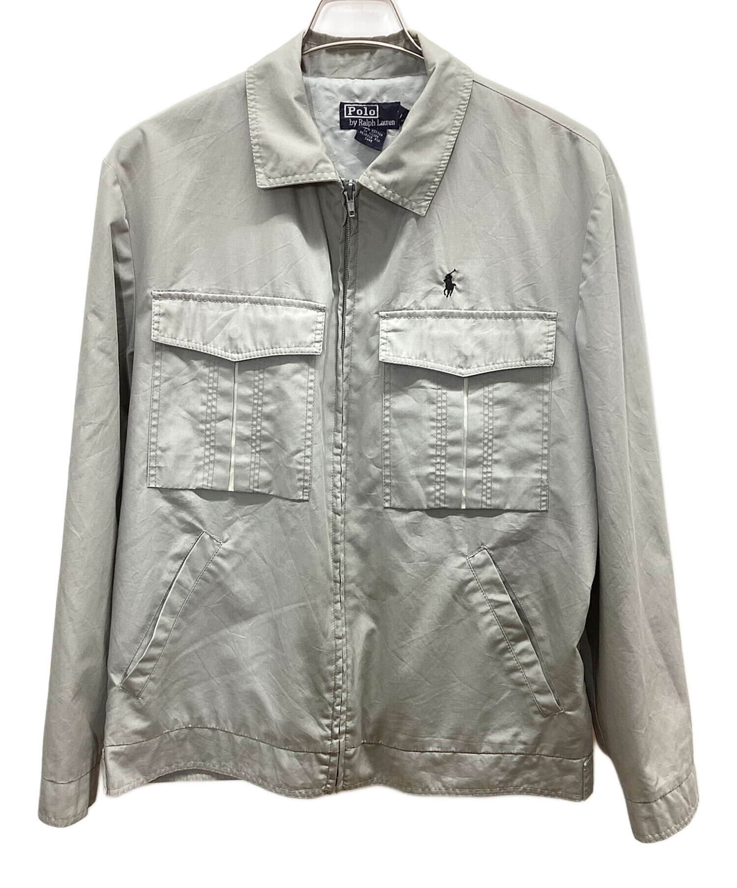 【美品】 POLO Ralph Lauren ブルゾン Ｌサイズ 中古・古着通販】POLO RALPH LAUREN (ポロ・ラルフローレン) ブルゾン