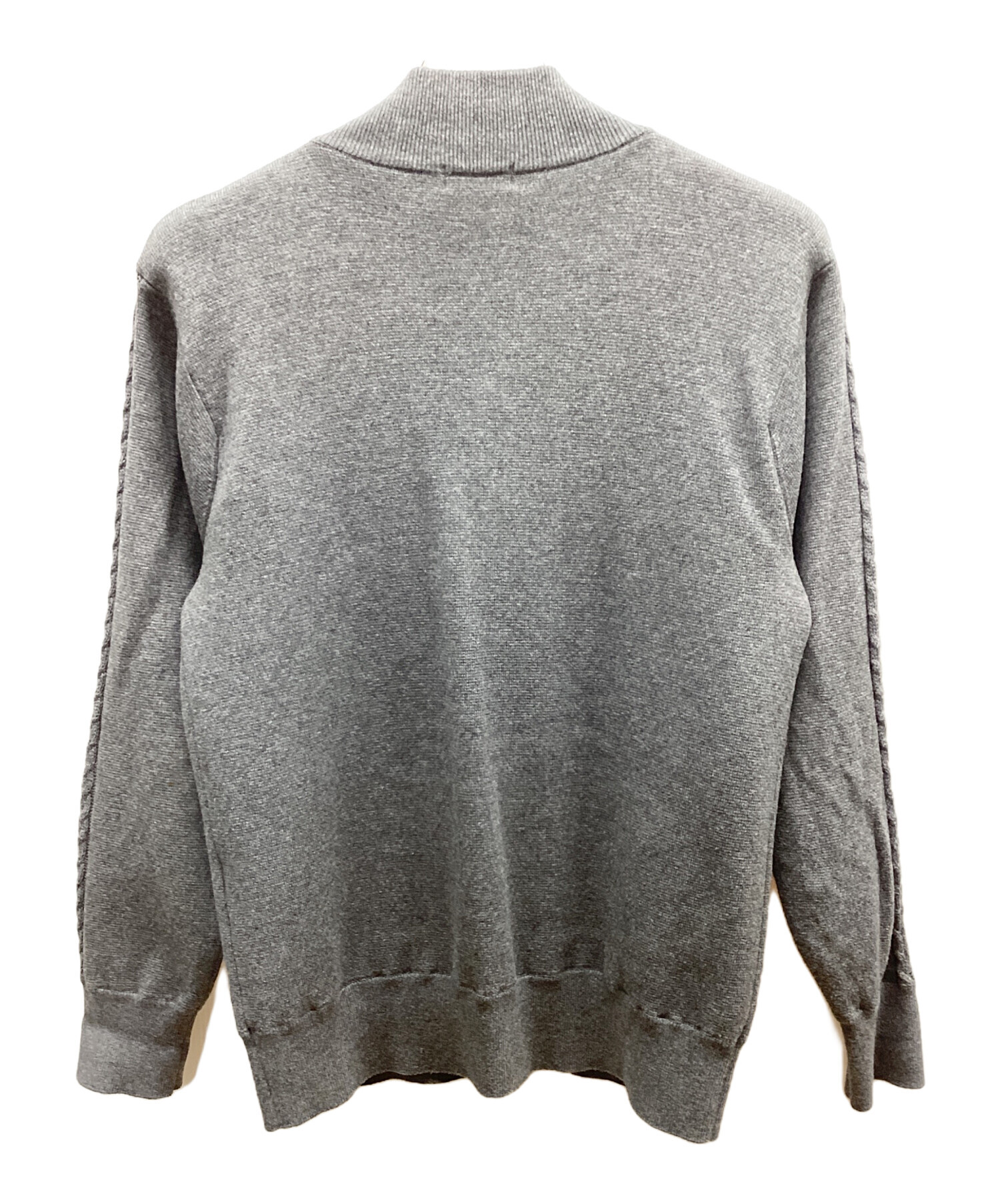 中古・古着通販】PAUL SMITH (ポールスミス) 厚手カーディガン グレー