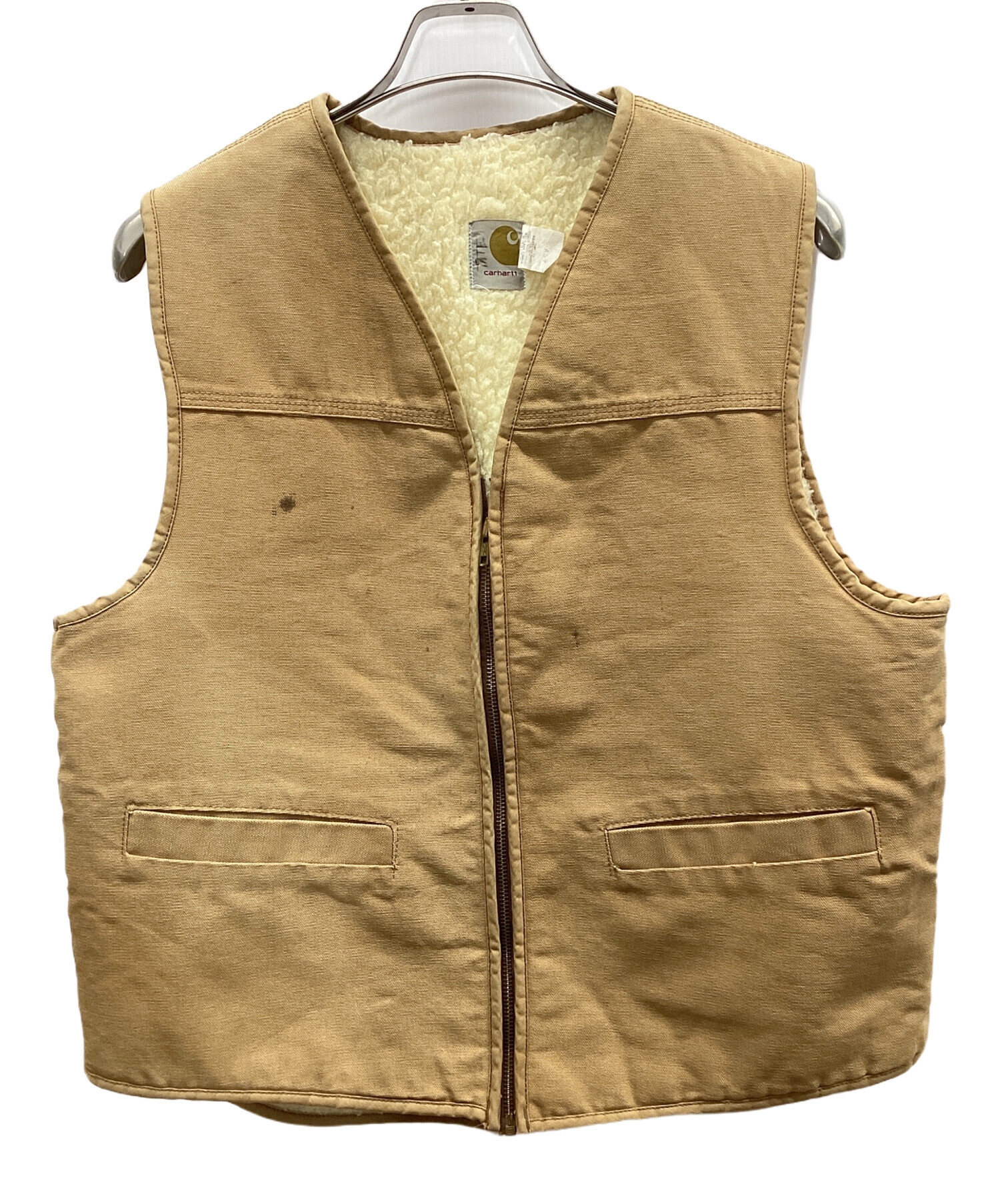 【新品未使用】Carhartt カーハートダックベスト Lサイズ 中古・古着通販】CarHartt (カーハート) ダックベスト ブラウン サイズ