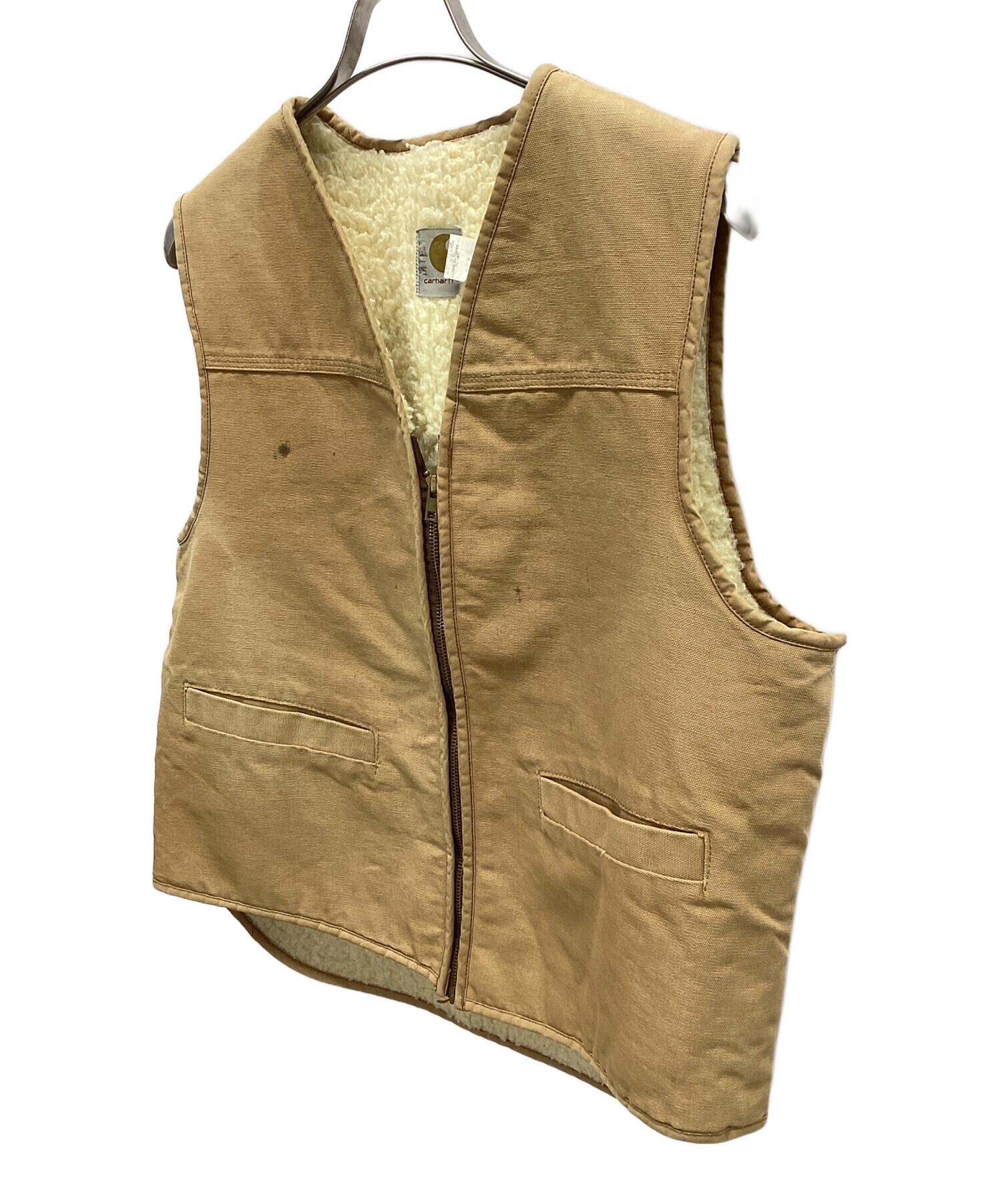 中古・古着通販】CarHartt (カーハート) ダックベスト ブラウン サイズ