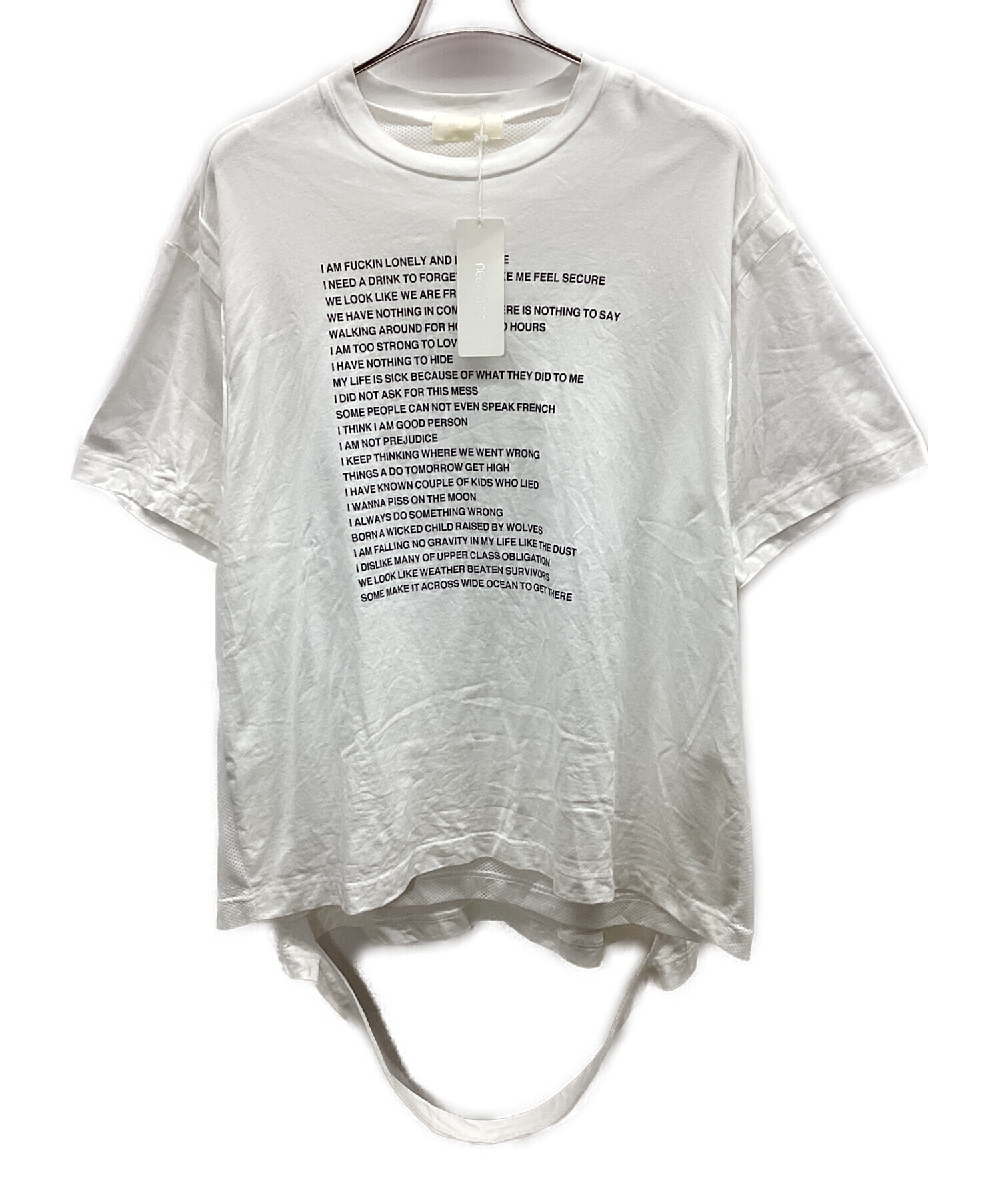 中古・古着通販】NEON SIGN (ネオンサイン) TRIPLE MIX T-SHIRT “POEM 