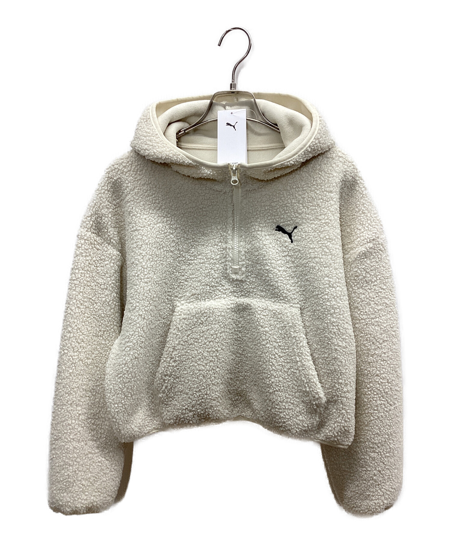 中古・古着通販】PUMA (プーマ) W W.ESS OS POLAR F HOODIE アイボリー