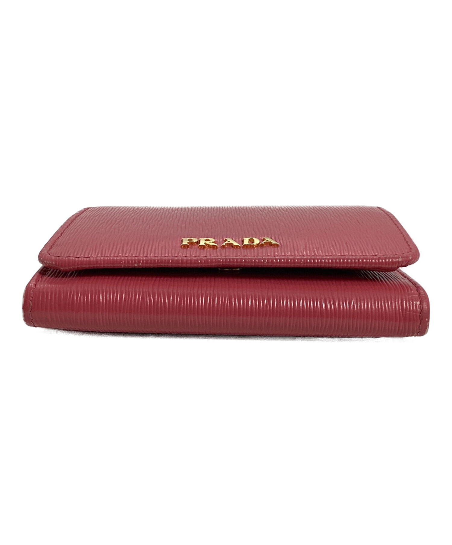 中古・古着通販】PRADA (プラダ) PRADA 3つ折り財布 ピンク｜ブランド