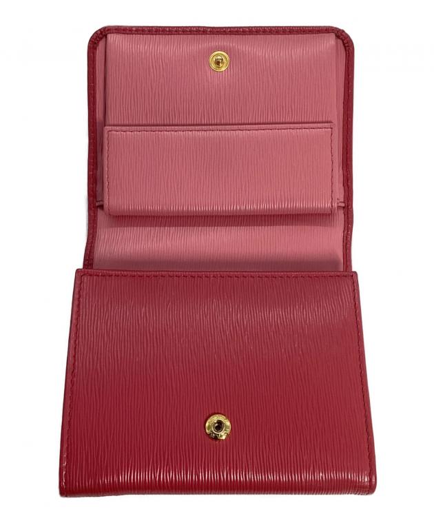 中古・古着通販】PRADA (プラダ) PRADA 3つ折り財布 ピンク｜ブランド