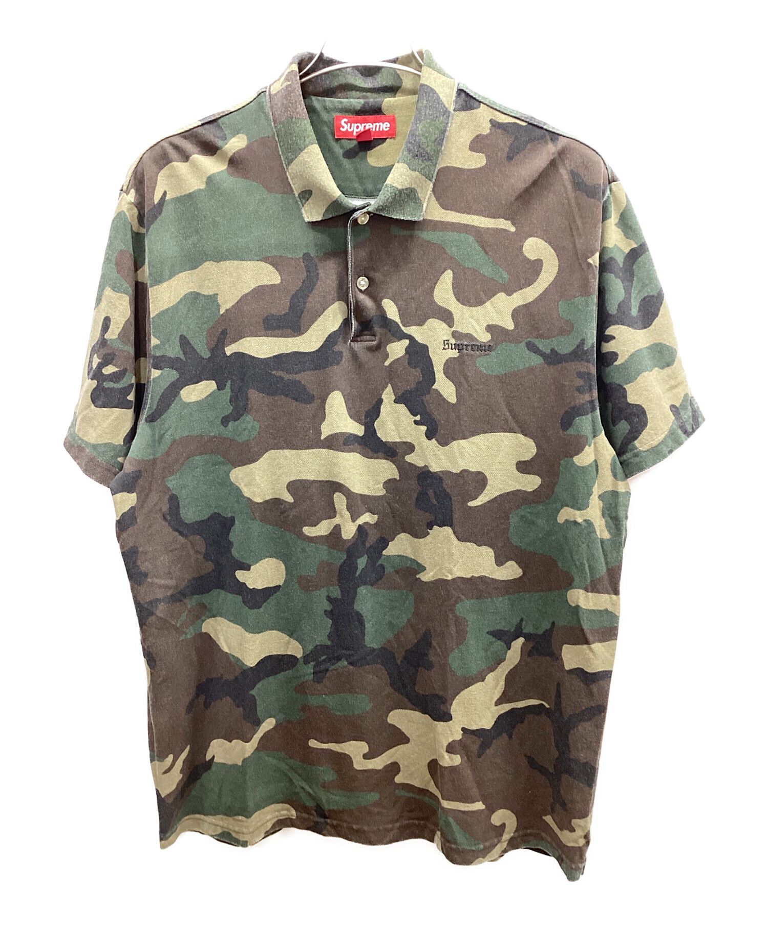 中古・古着通販】SUPREME (シュプリーム) ポロシャツ グリーン