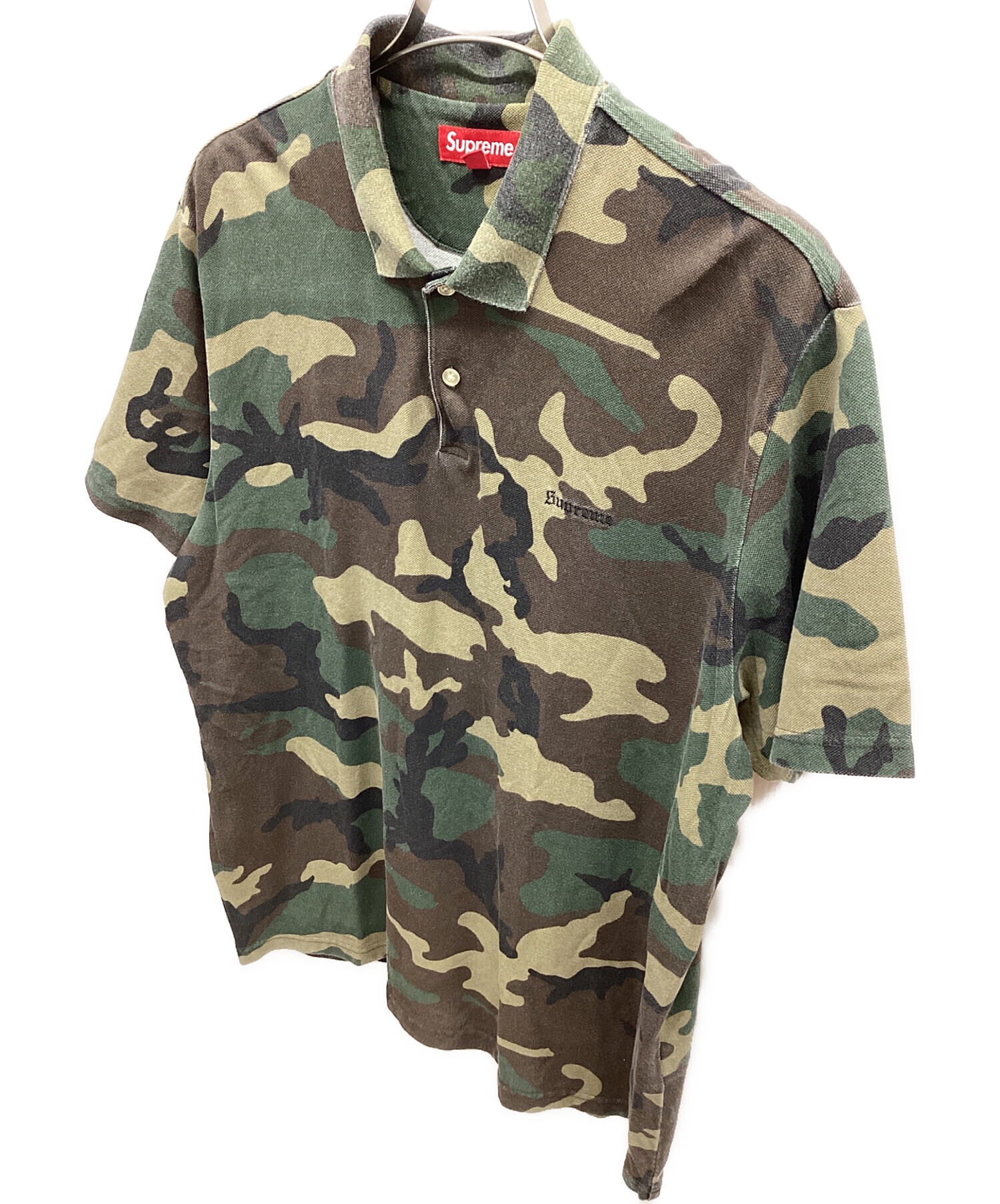 中古・古着通販】SUPREME (シュプリーム) ポロシャツ グリーン