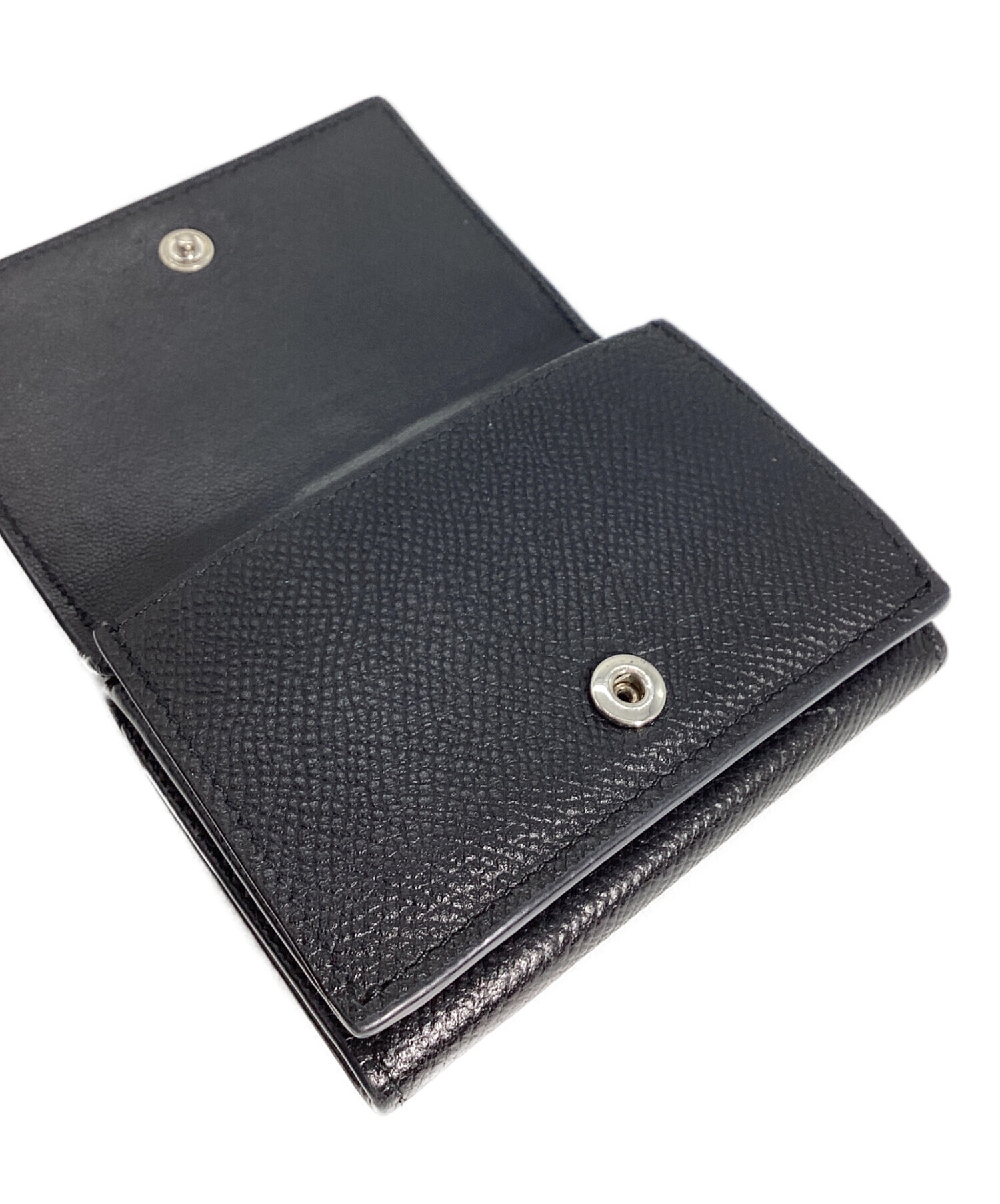 BALENCIAGA コンパクトウォレット初期型　黒 中古・古着通販】BALENCIAGA (バレンシアガ) バレンシアガ コンパクト