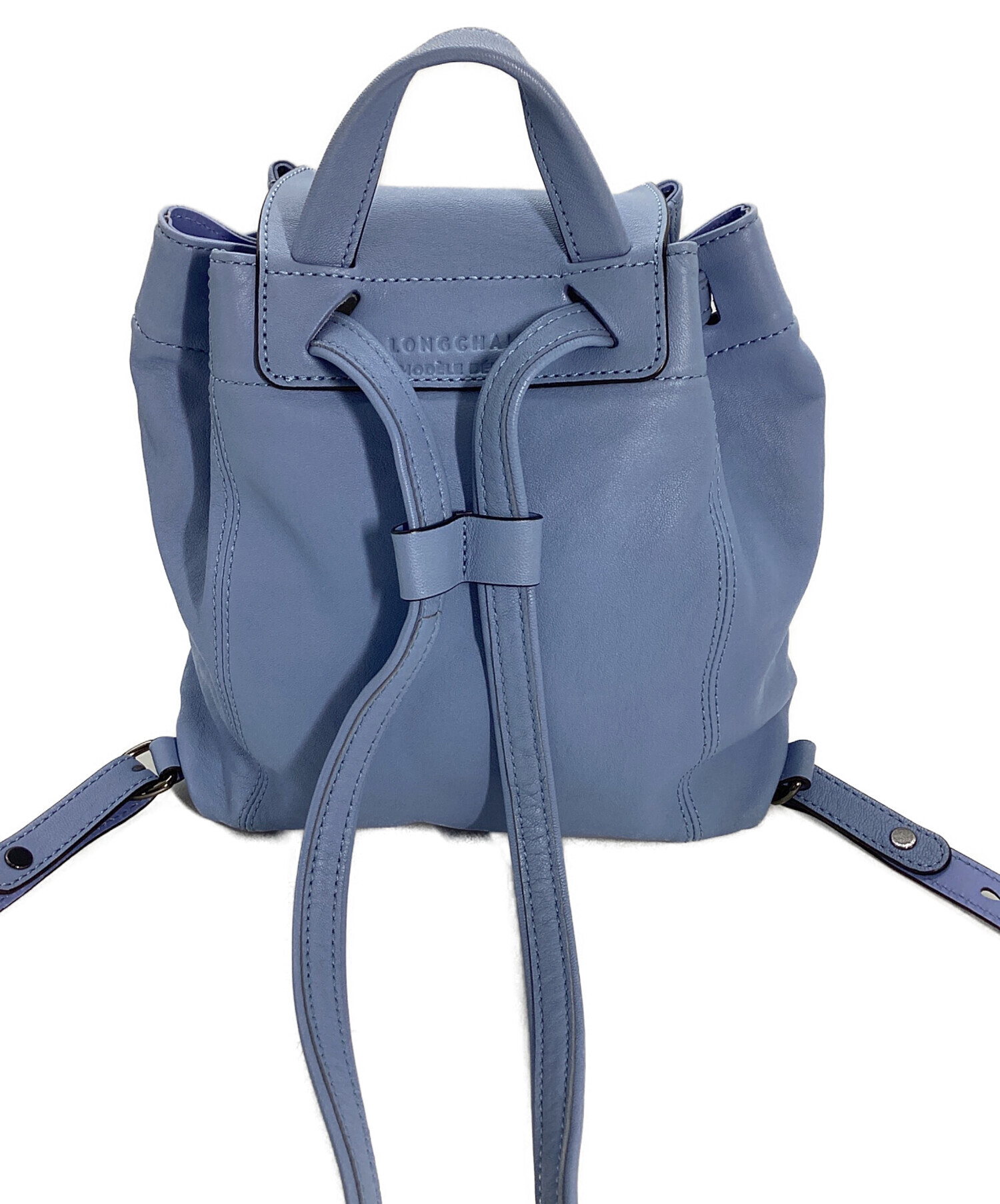 中古・古着通販】LONGCHAMP (ロンシャン) リュック ブルー｜ブランド 
