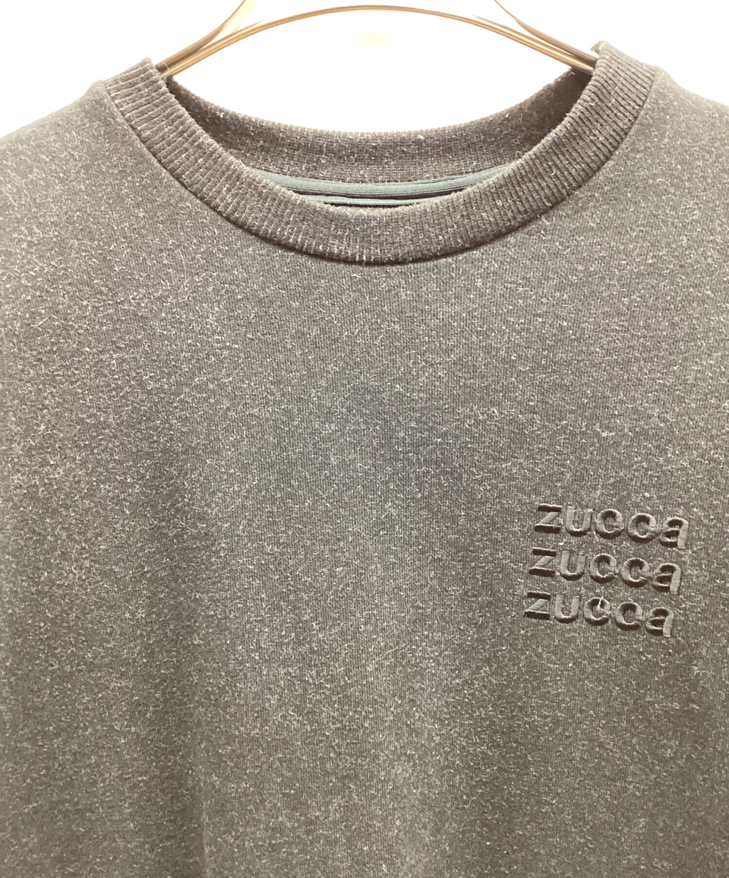 中古・古着通販】ZUCCA (ズッカ) RECOVER スウェット ブラック サイズ