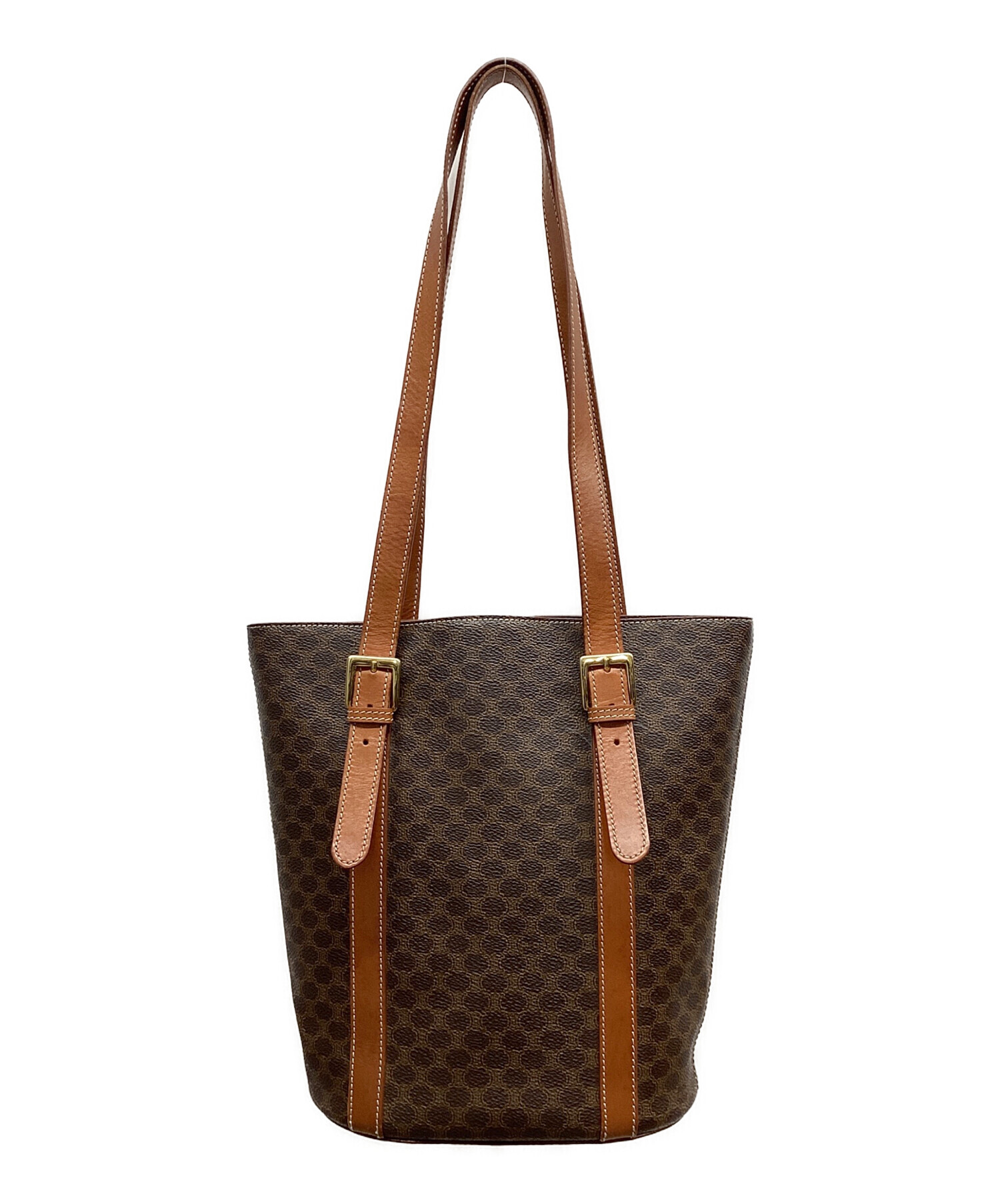 CELINE トートバッグ ブラウン 中古・古着通販】CELINE (セリーヌ) トートバッグ ブラウン｜ブランド
