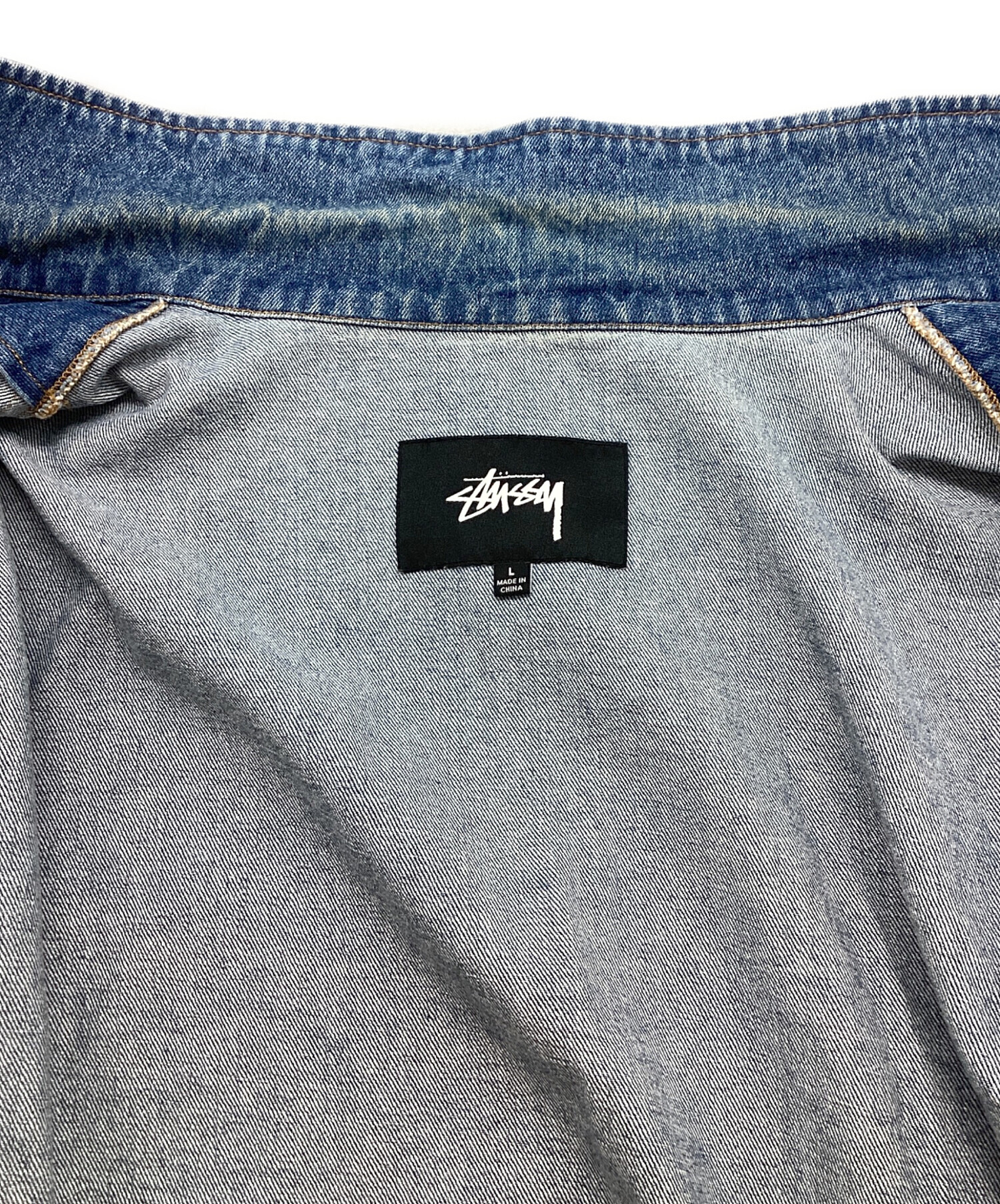 中古・古着通販】stussy (ステューシー) デニムジャケット ブルー