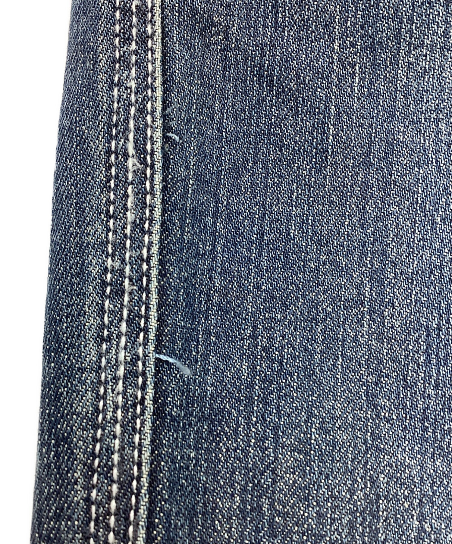 中古・古着通販】VANSON (バンソン) 刺繍デニムパンツ ブルー サイズ