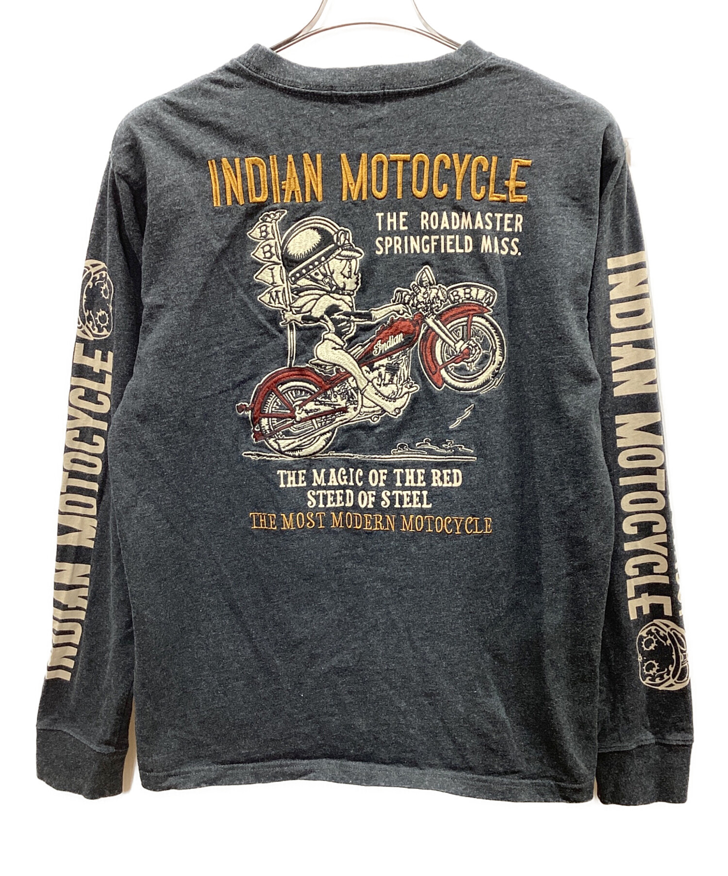★未使用品★indian motocycle★スカジャン★インナー・長袖・4枚★ 中古・古着通販】INDIAN MOTORCYCLE (インディアンモーターサイクル