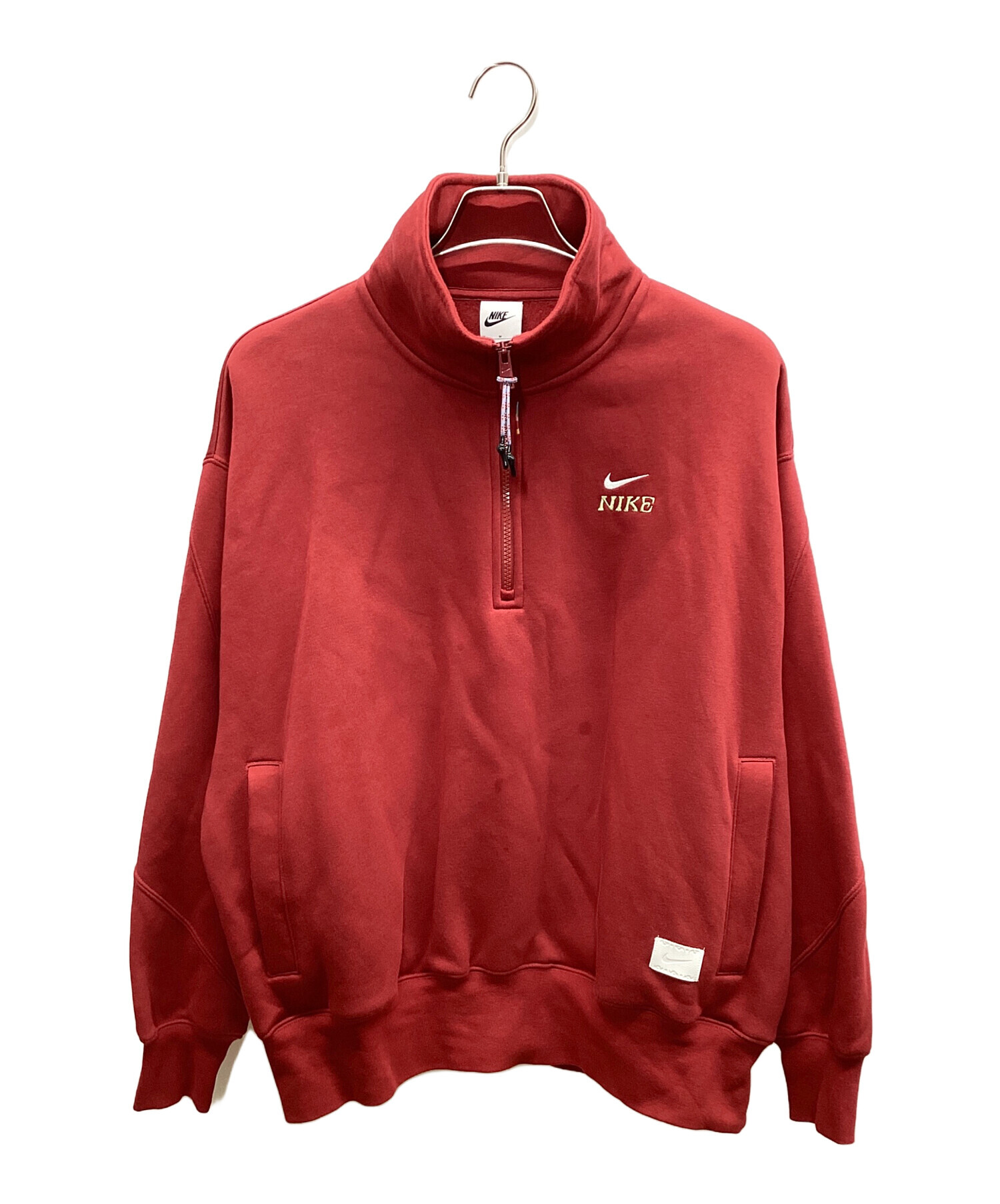 マンチェスターU Nike ハーフジップ スウェット 赤 古着 中古・古着通販】NIKE (ナイキ) ハーフジップスウェット レッド サイズ