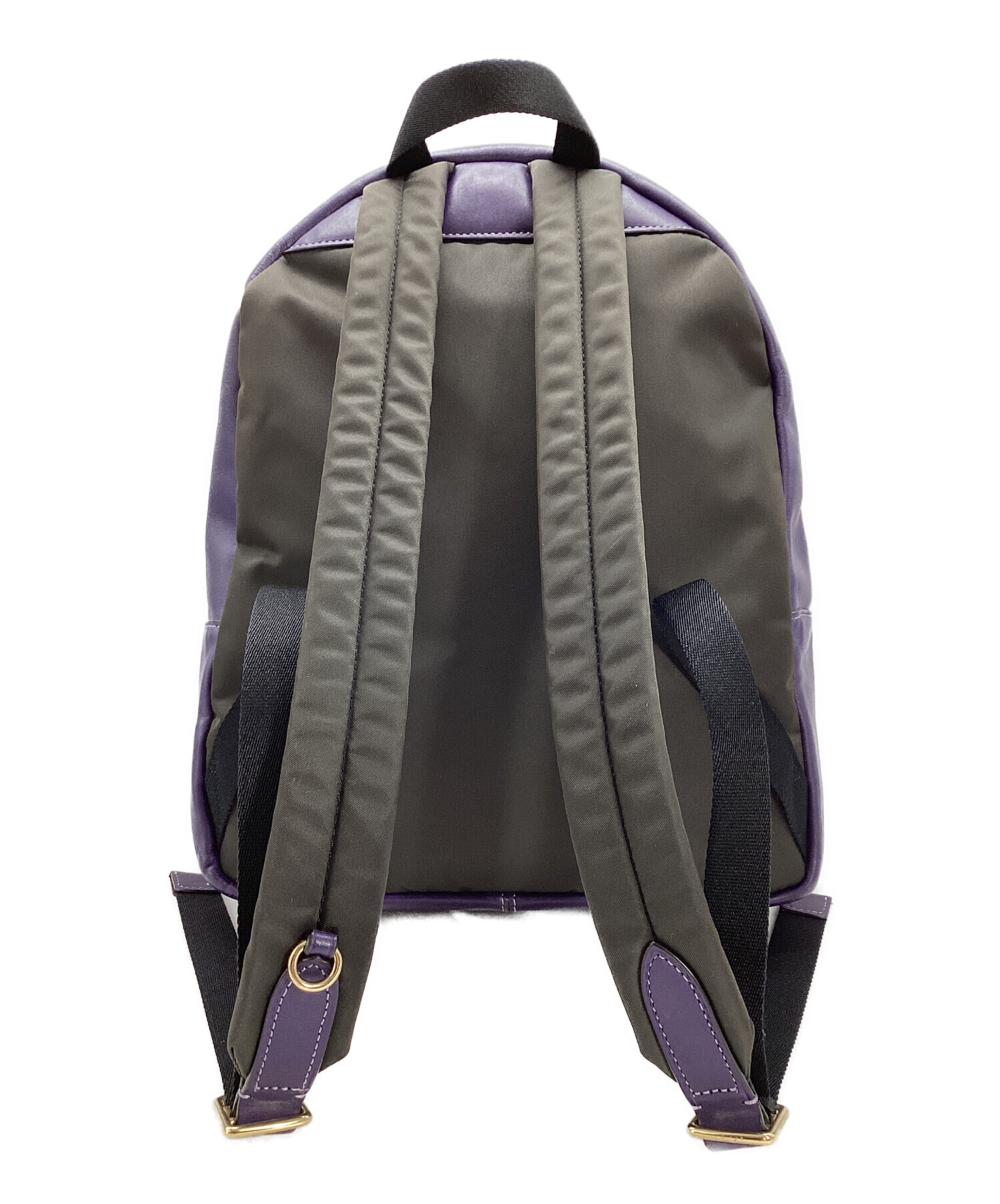 中古・古着通販】COACH (コーチ) リュック ベージュ×パープル