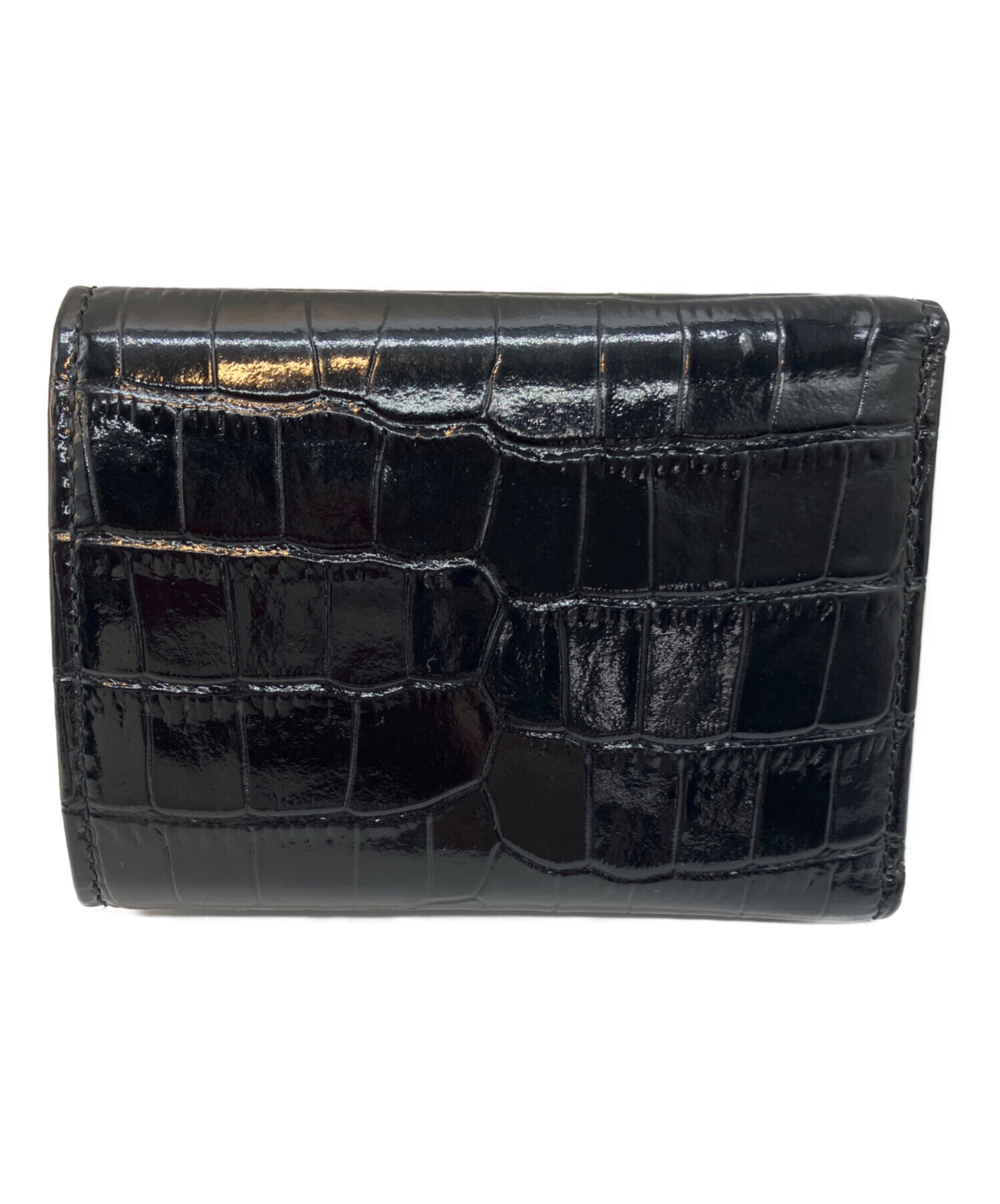 中古・古着通販】JIMMY CHOO (ジミーチュウ) 3つ折り財布 ブラック