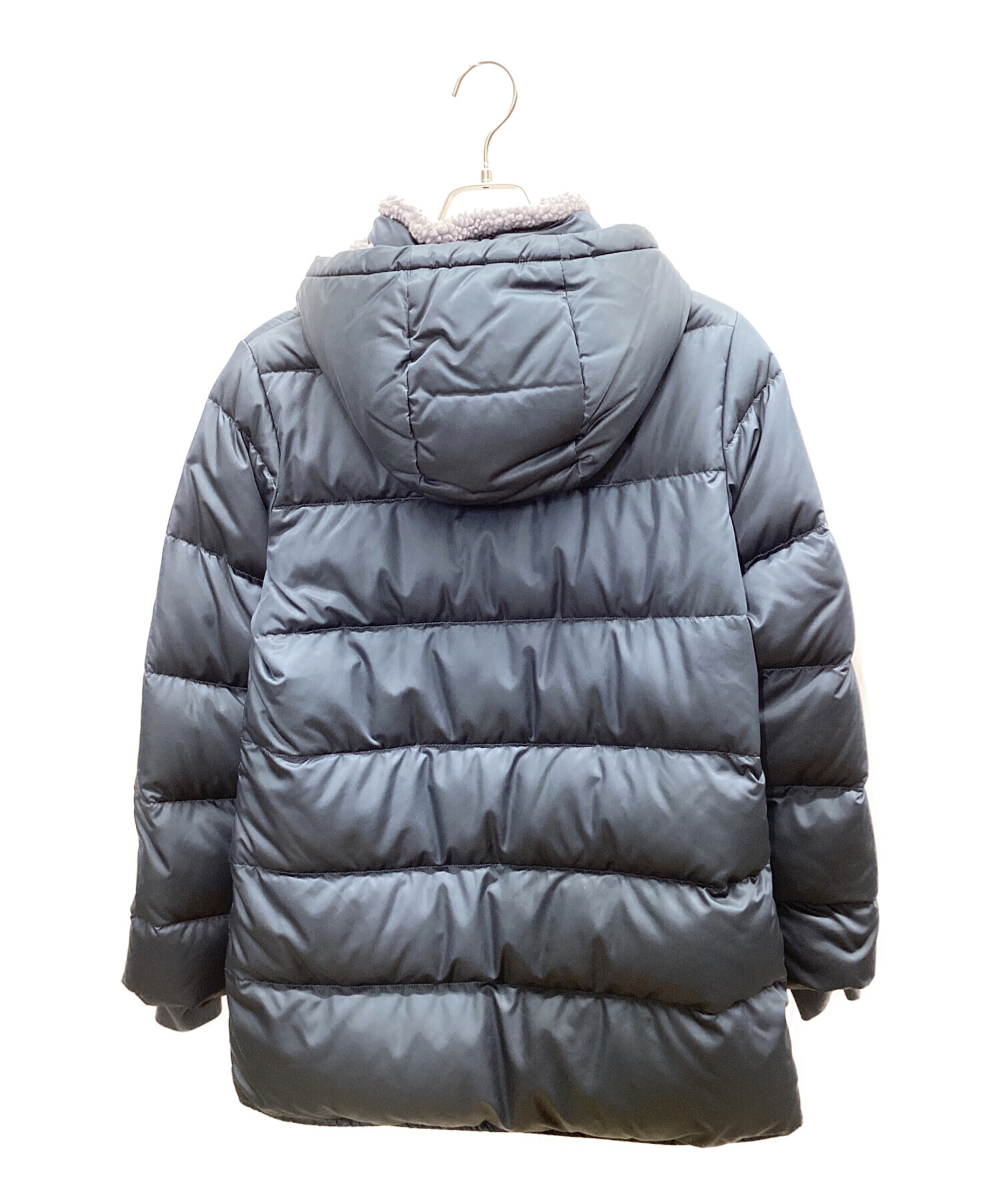 patagonia フード付きダウンジャケット XS ネイビー 中古・古着通販】Patagonia (パタゴニア) ダウンジャケット ネイビー