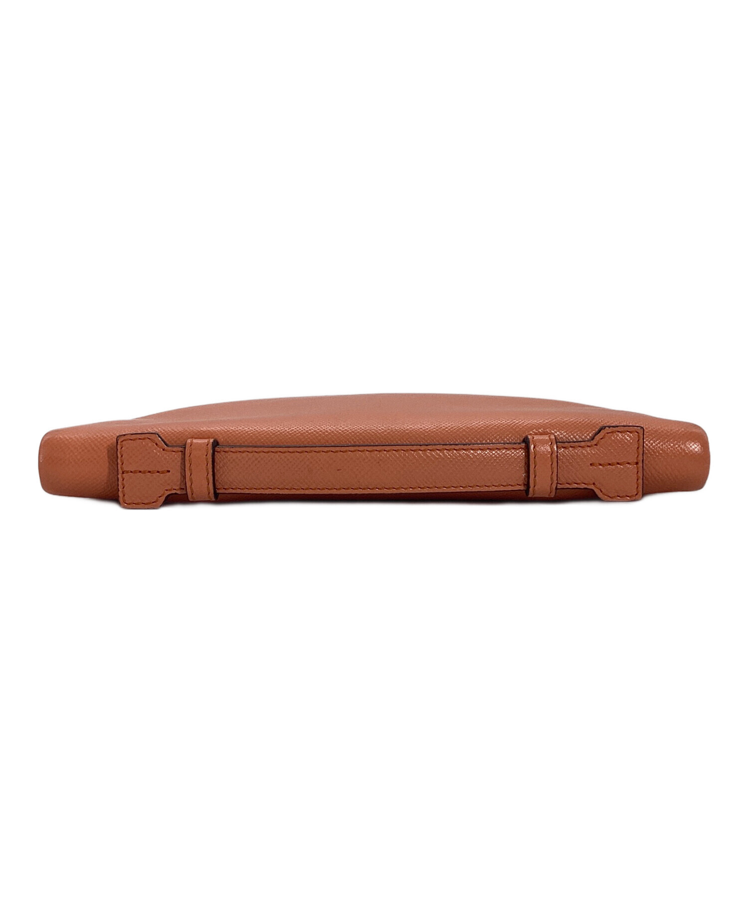 SERAPIAN セラピアン クラッチバッグ  オレンジ 【古着】【中古】【送料無料】 中古・古着通販】serapian (セラピアン) クラッチバッグ オレンジ