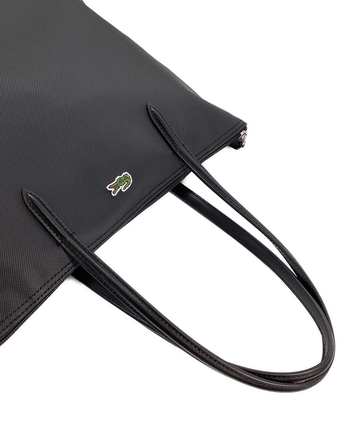 中古・古着通販】LACOSTE (ラコステ) トートバッグ ブラック｜ブランド 