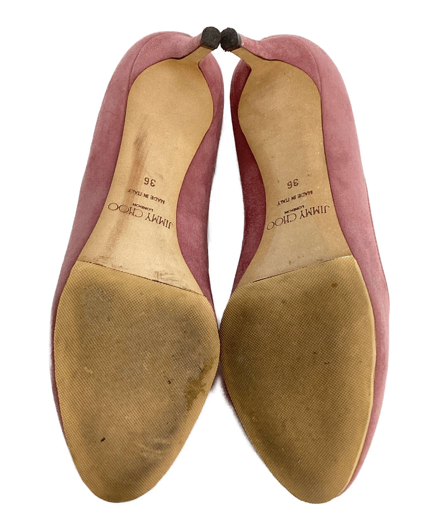 中古・古着通販】JIMMY CHOO (ジミーチュウ) スウェードパンプス