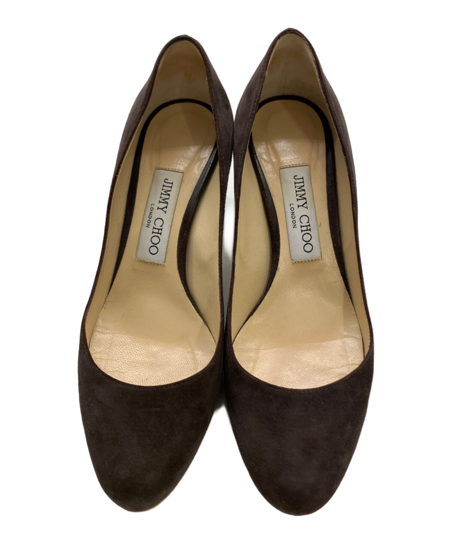 美品　ジミーチュウ　スウェードパンプス　38 中古・古着通販】JIMMY CHOO (ジミーチュウ) スウェードパンプス