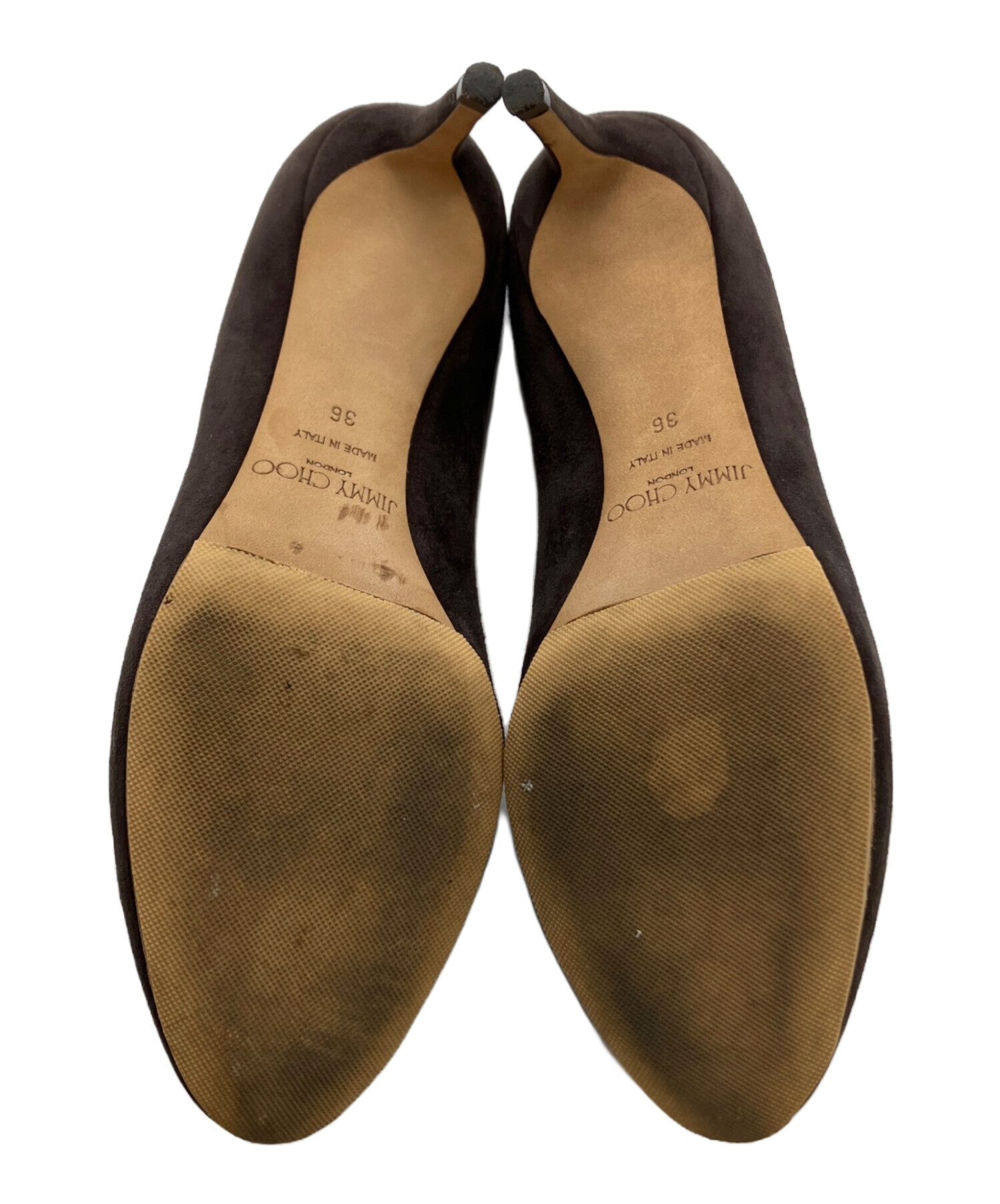 中古・古着通販】JIMMY CHOO (ジミーチュウ) スウェードパンプス