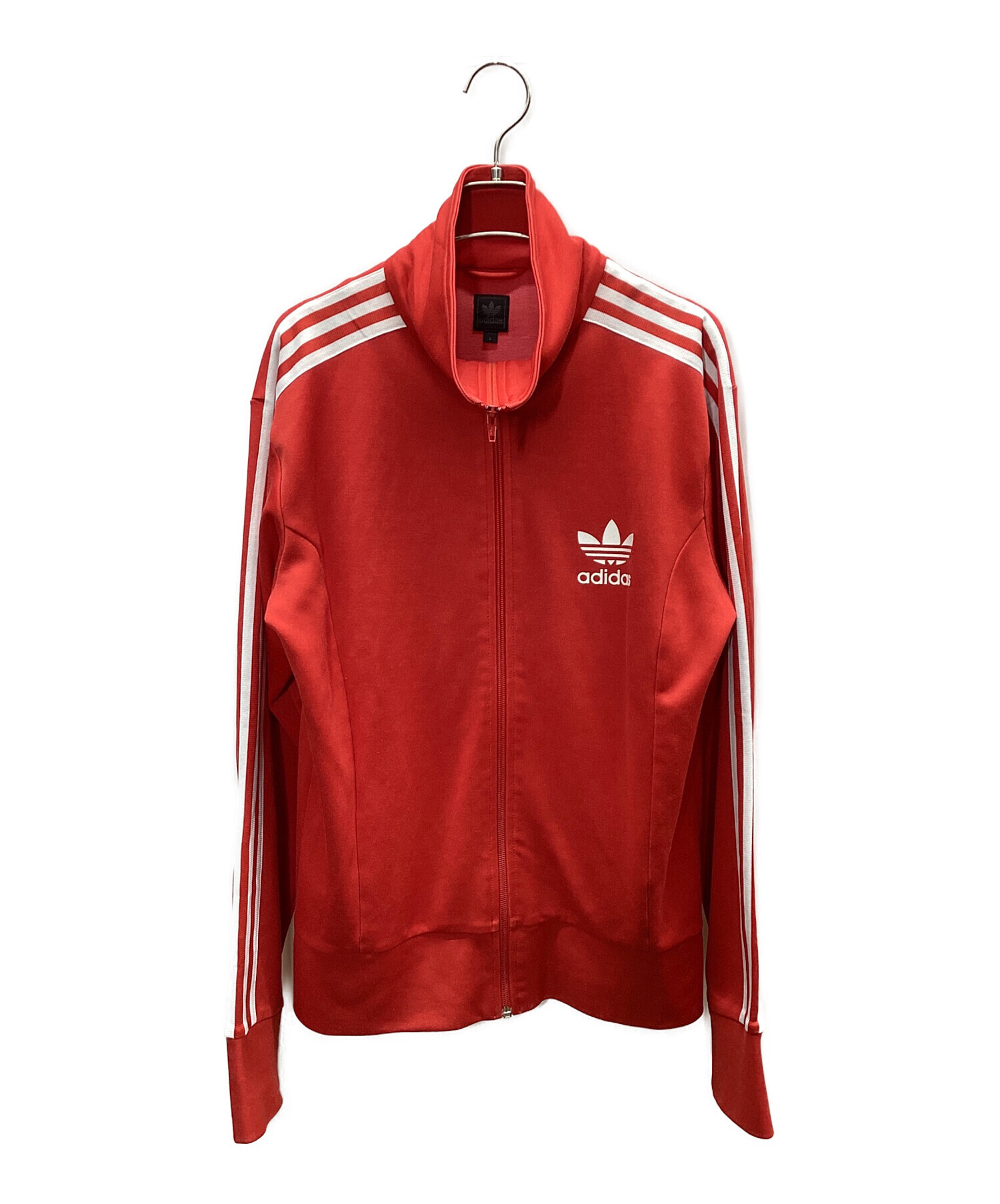 古着  アディダス レッド トラックジャケット ファイヤーバード L 中古・古着通販】adidas (アディダス) トラックジャケット レッド