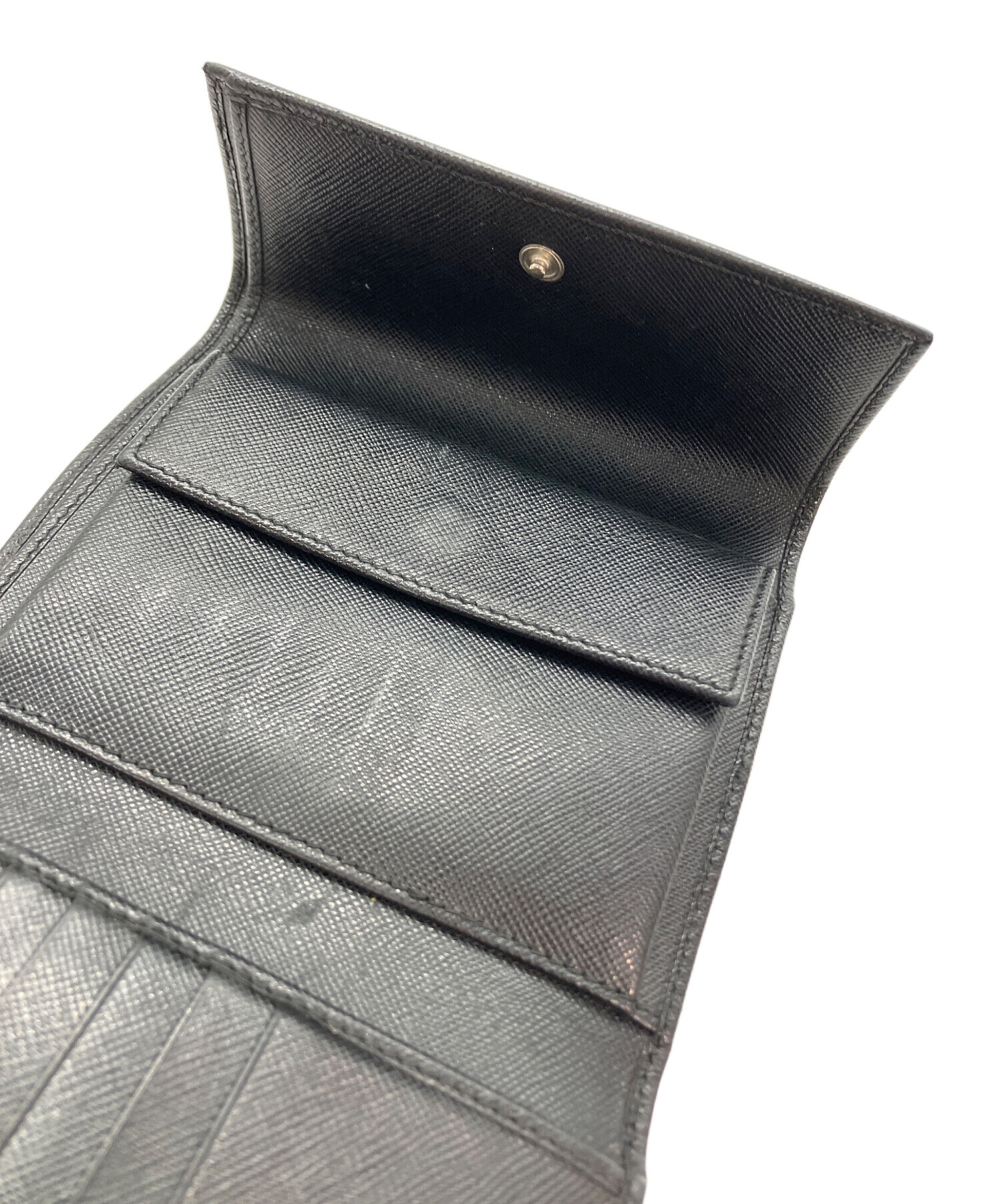 中古・古着通販】PRADA (プラダ) PRADA サフィアーノ 三つ折り財布