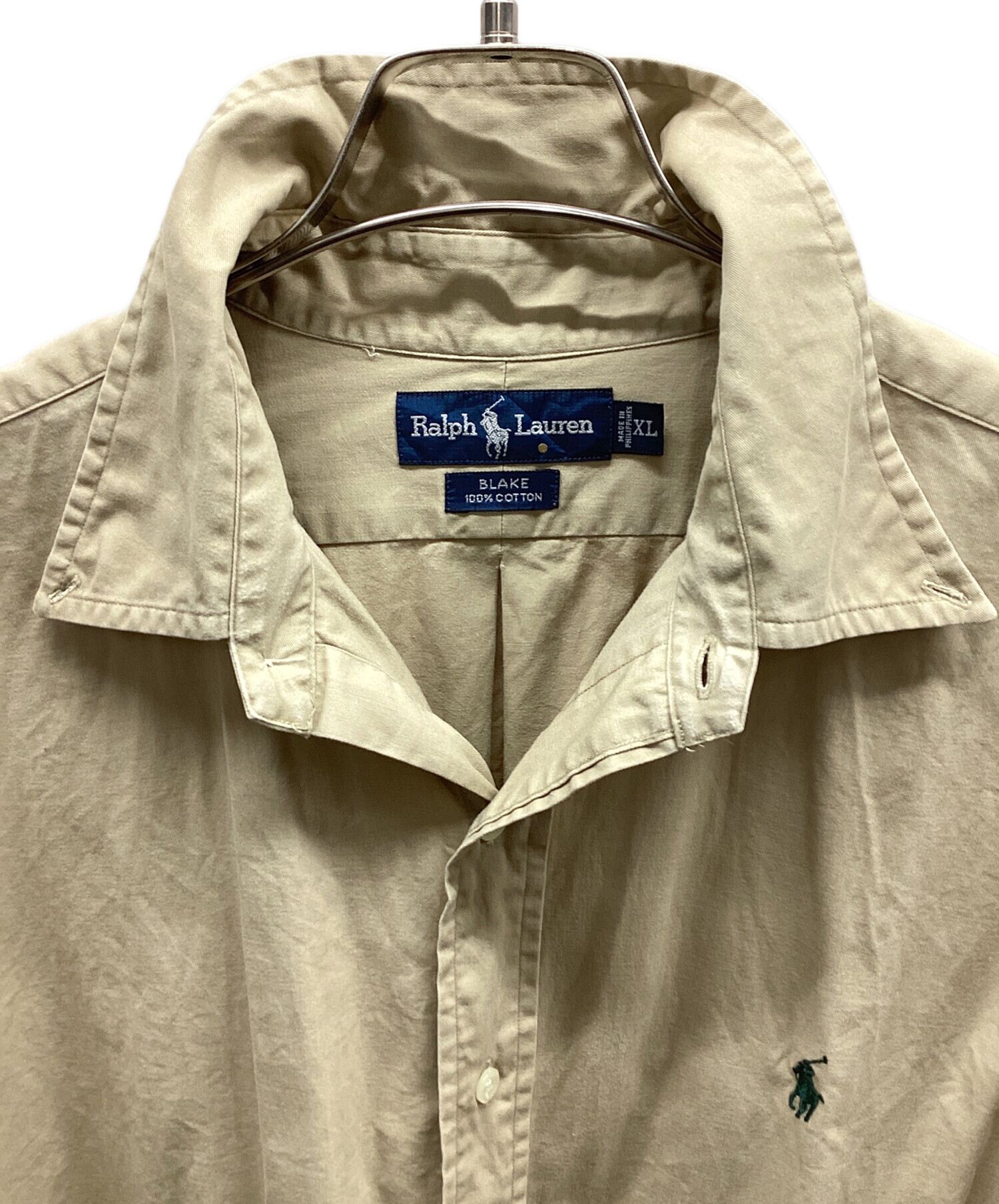 Polo by Ralph Lauren ベージュ長袖シャツ 中古・古着通販】POLO RALPH LAUREN (ポロ・ラルフローレン) 長袖