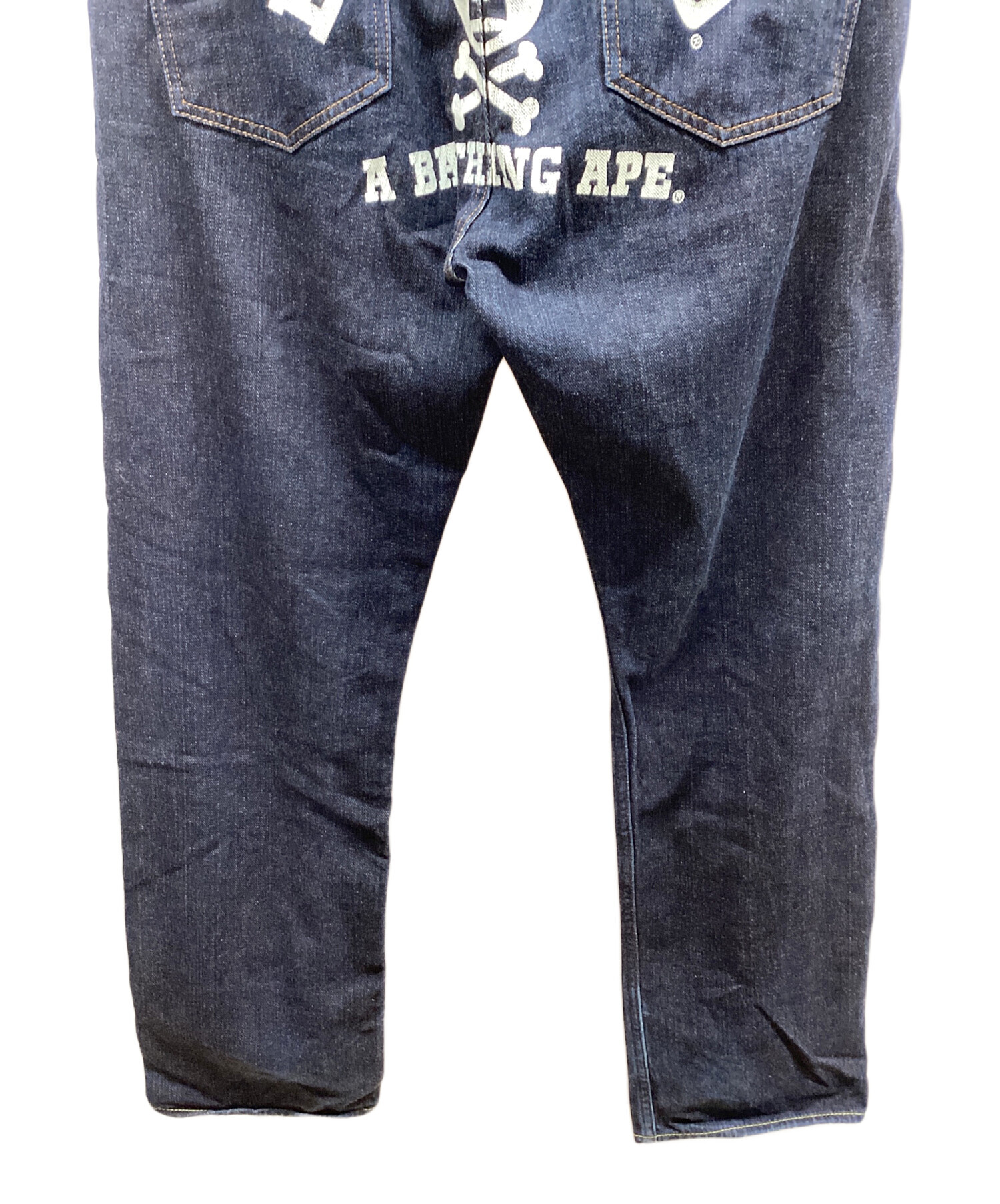 アベイシングエイプ　デニムパンツ 中古・古着通販】A BATHING APE (アベイシングエイプ) デニムパンツ