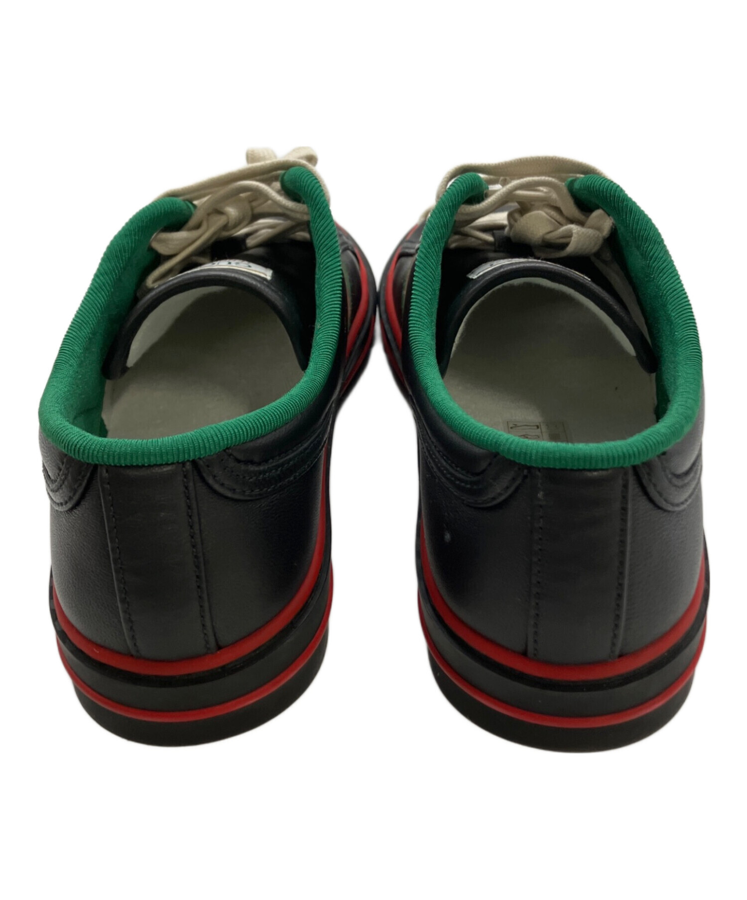 中古・古着通販】GUCCI (グッチ) スニーカー ブラック サイズ:38+