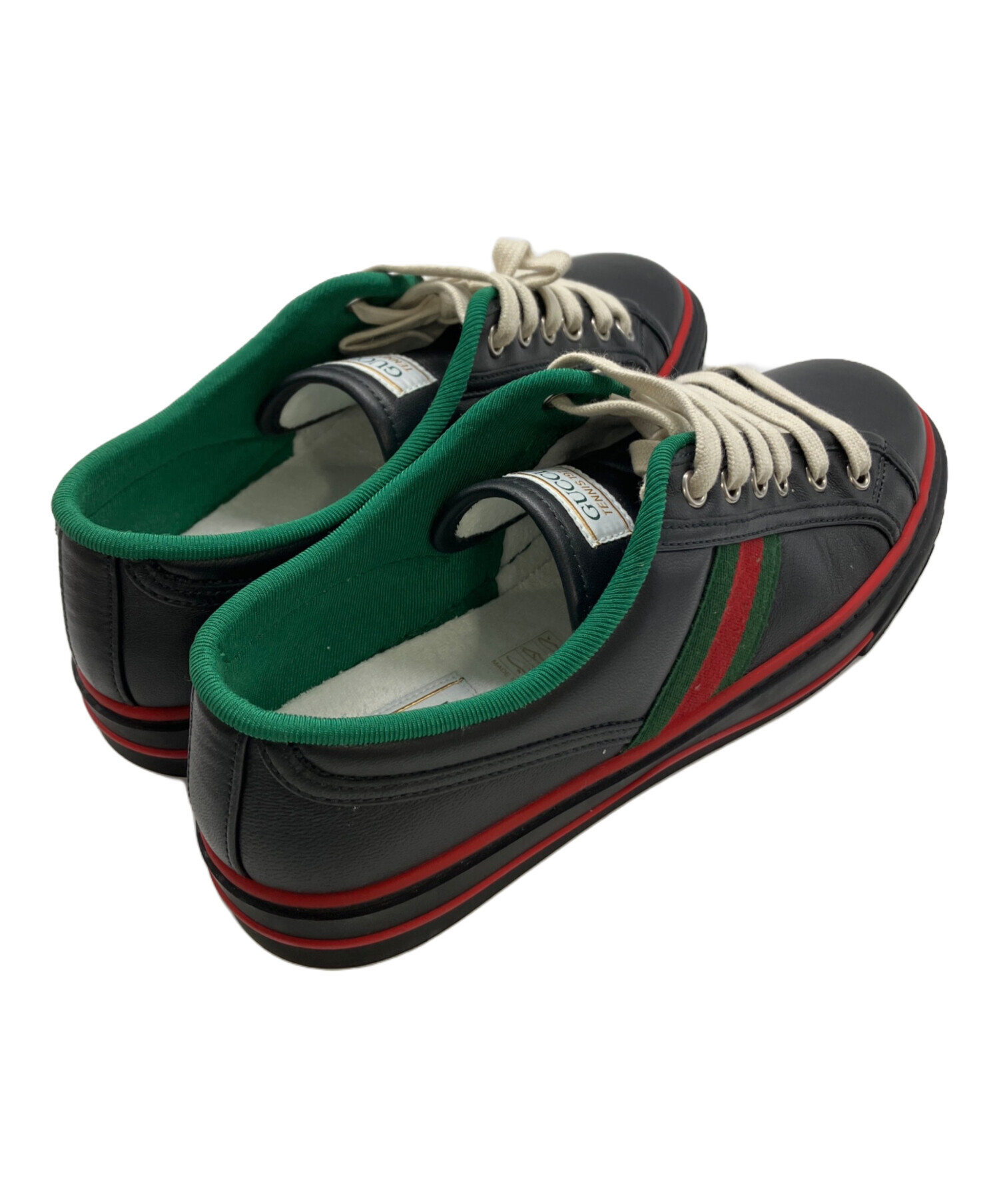 中古・古着通販】GUCCI (グッチ) スニーカー ブラック サイズ:38+