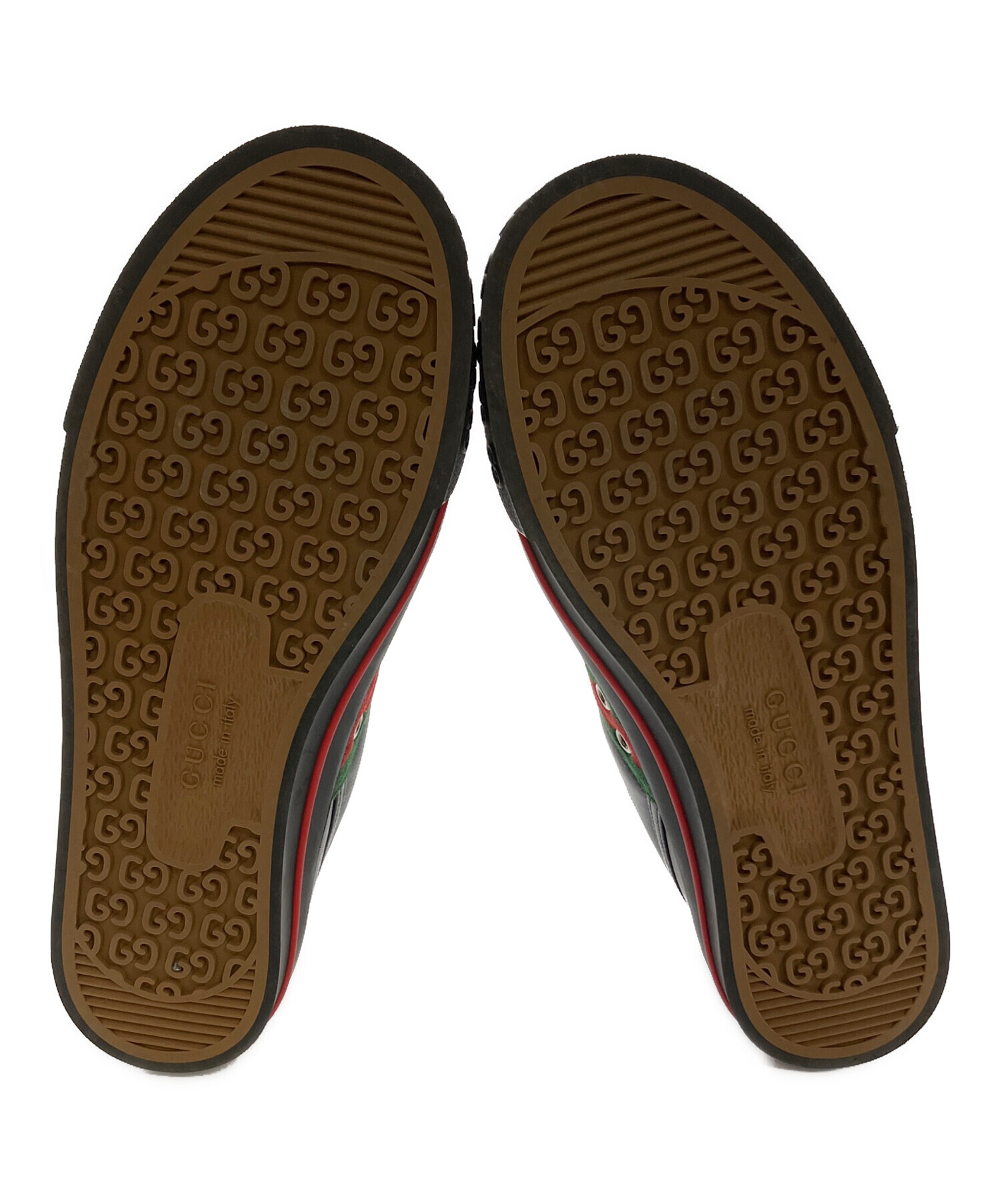 中古・古着通販】GUCCI (グッチ) スニーカー ブラック サイズ:38+