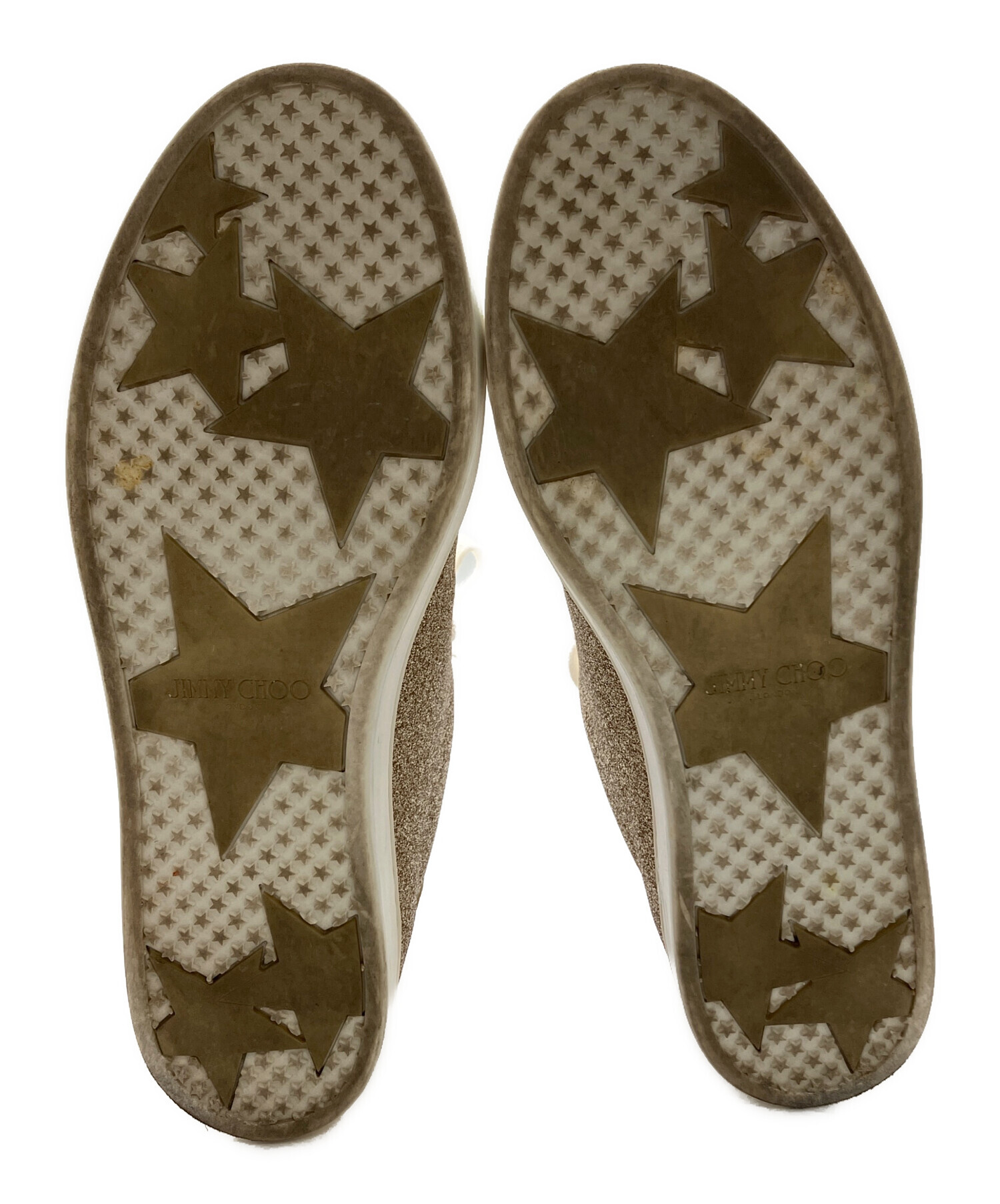 中古・古着通販】JIMMY CHOO (ジミーチュウ) スニーカー ゴールド