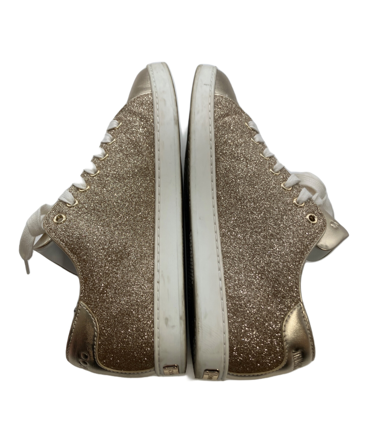 中古・古着通販】JIMMY CHOO (ジミーチュウ) スニーカー ゴールド