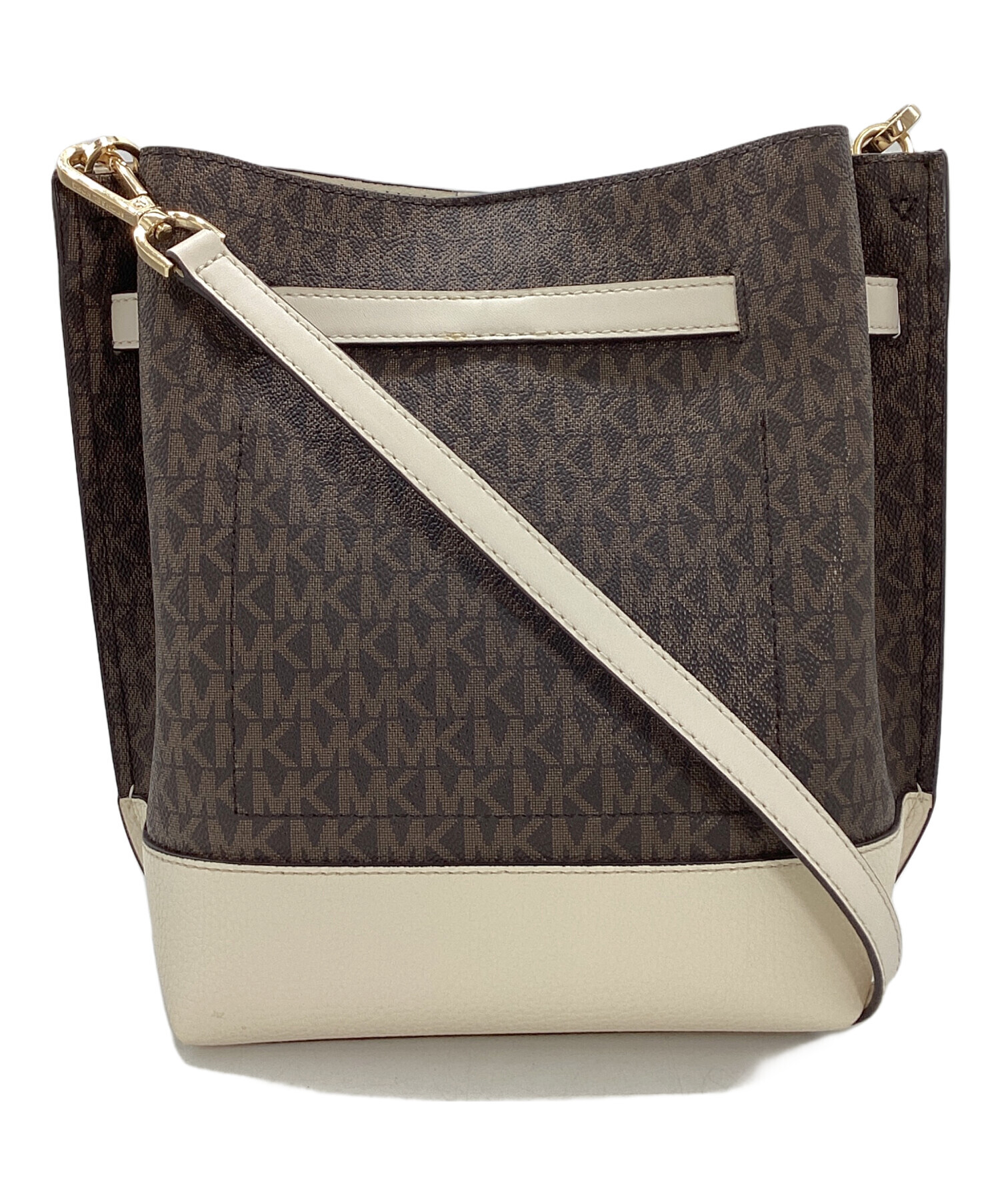 新品未使用品Michael Kors ブラウン ショルダーバッグ/限定再再値下 中古・古着通販】MICHAEL KORS (マイケルコース) ショルダーバッグ