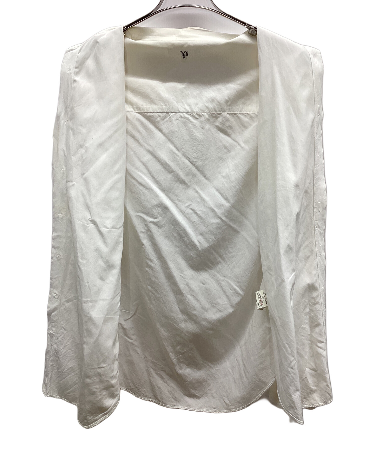 中古・古着通販】Y's for men (ワイズフォーメン) 長袖シャツ ホワイト