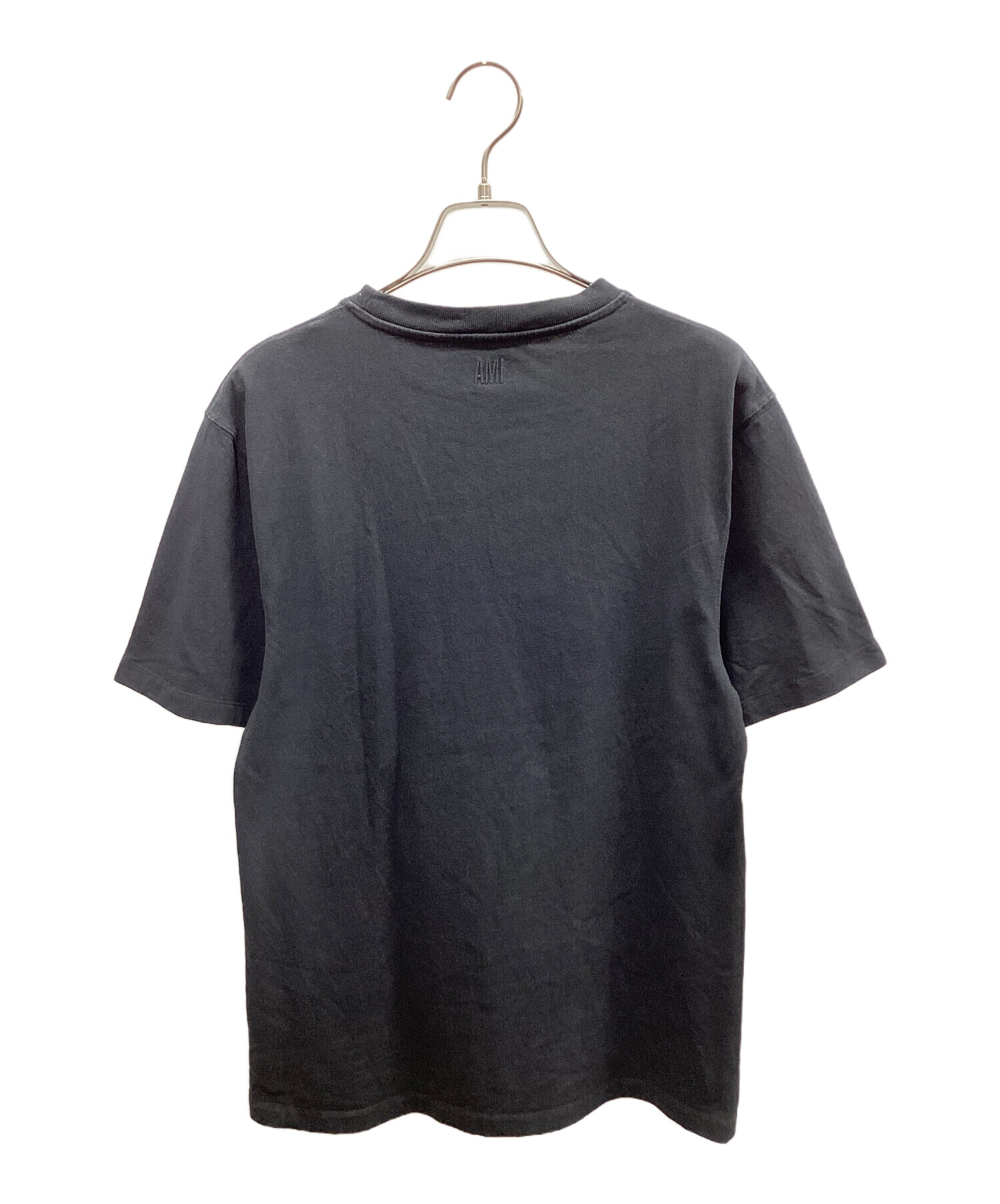 中古・古着通販】ami (アミ) 半袖Tシャツ ブラック サイズ:M｜ブランド