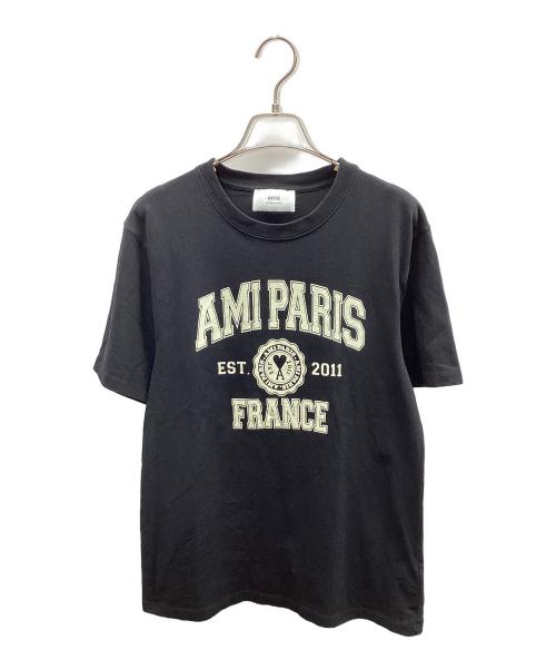 中古・古着通販】ami (アミ) 半袖Tシャツ ブラック サイズ:M｜ブランド