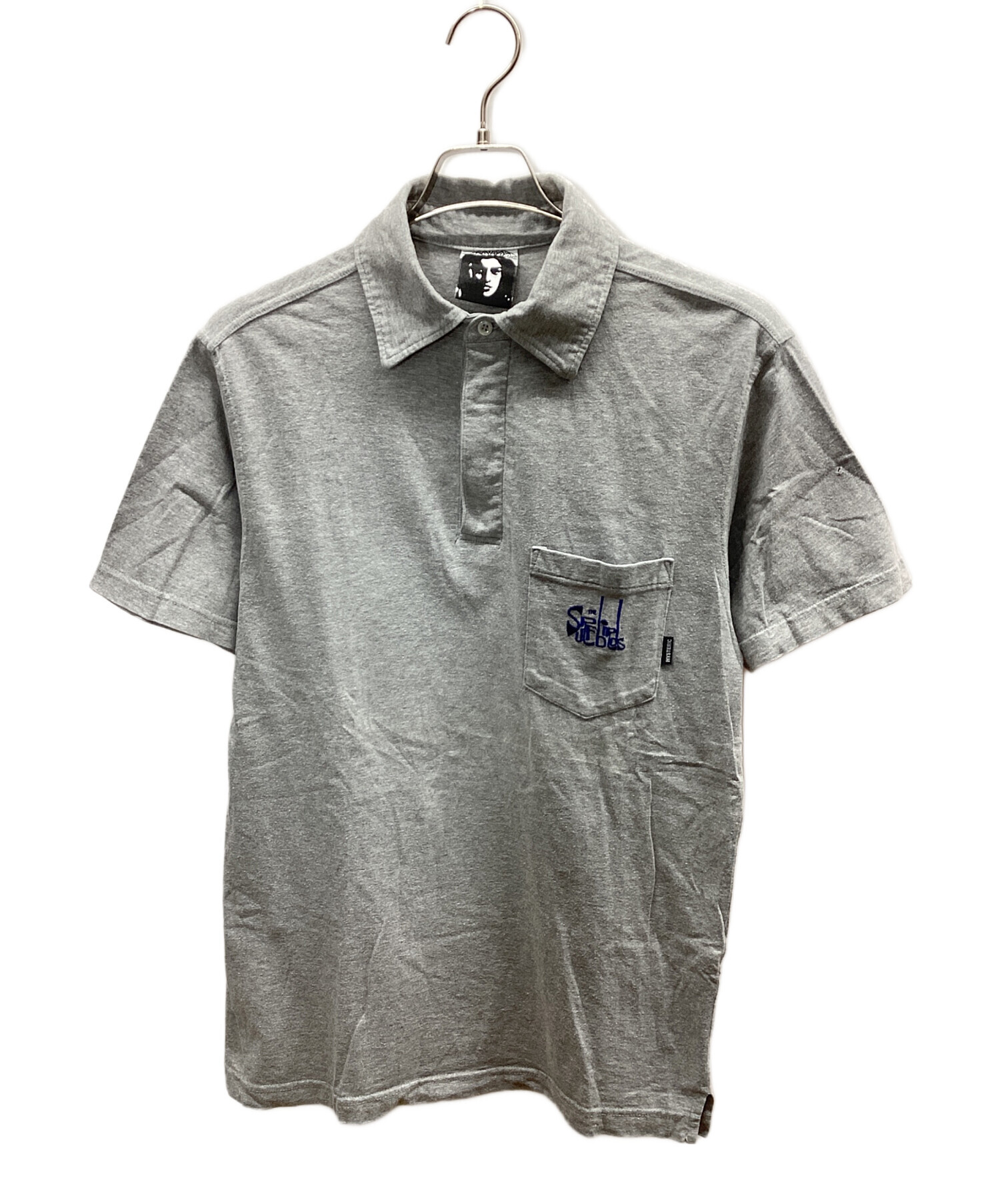 【美品】HYSTERIC GLAMOUR ヒスガール ヴィンテージ加工 グレー. 中古・古着通販】Hysteric Glamour (ヒステリックグラマー) ポロシャツ