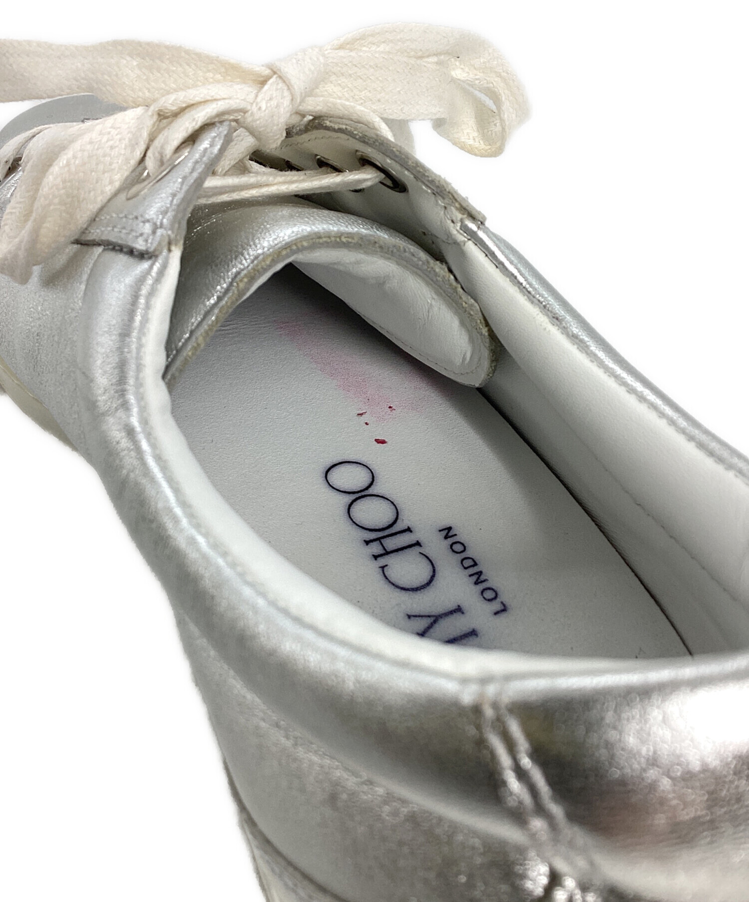 中古・古着通販】JIMMY CHOO (ジミーチュウ) スニーカー シルバー