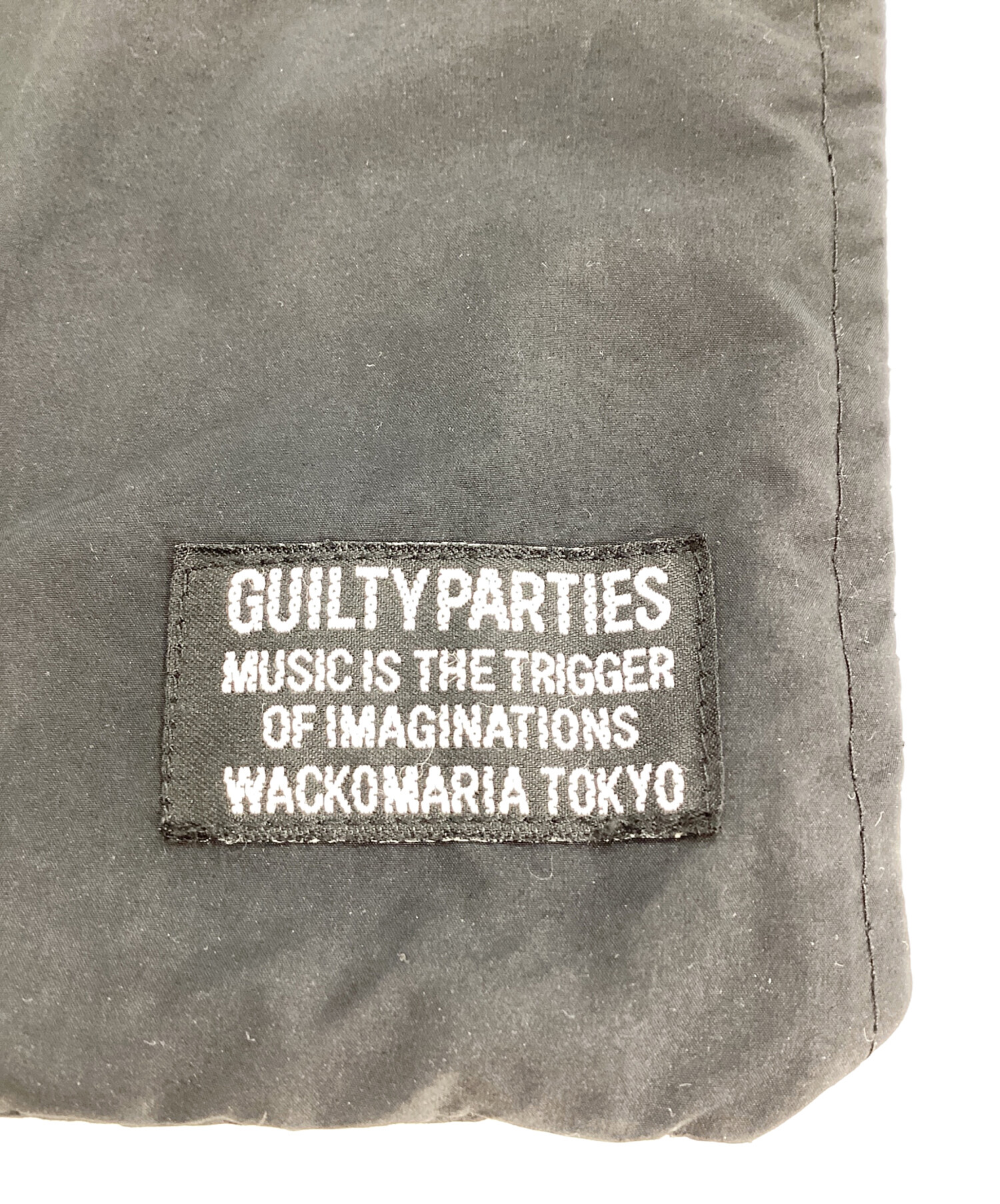 WACKO MARIA 巾着バッグ GUILTY PARTIES 中古・古着通販】WACKO MARIA (ワコマリア) GUILTY PARTIES