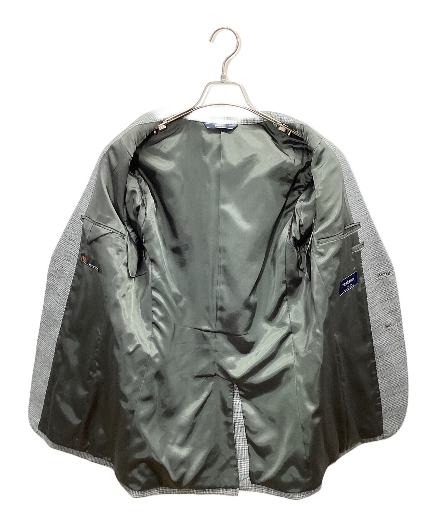 NEWYORKER グレー テーラードジャケット FS 中古・古着通販】NEWYORKER
