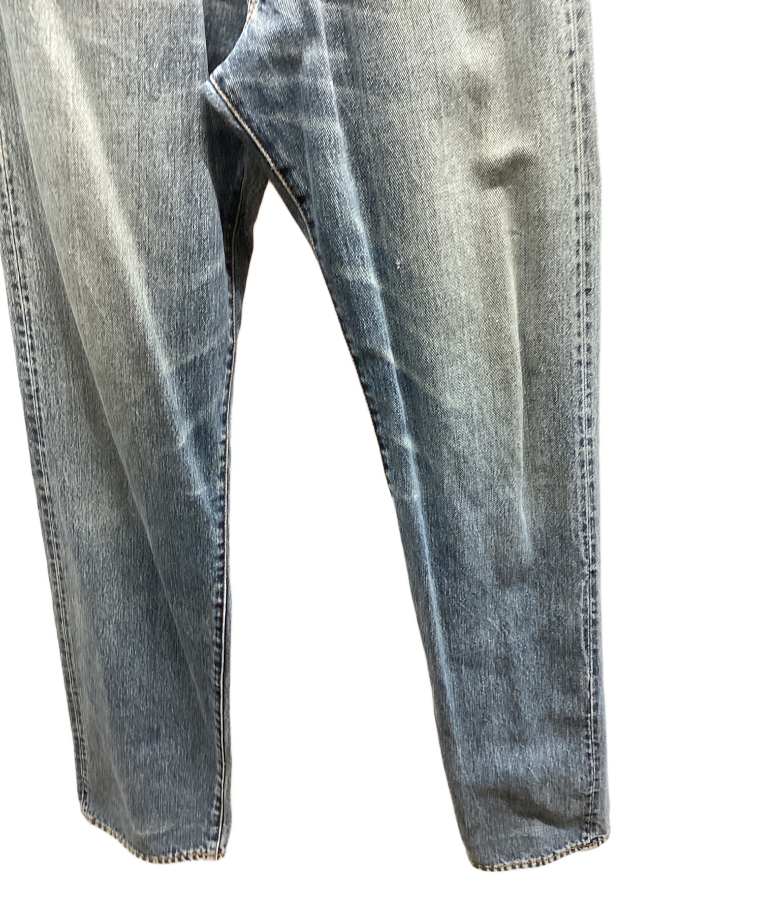 中古・古着通販】EVISU (エヴィス) デニムパンツ ブルー サイズ:76cm