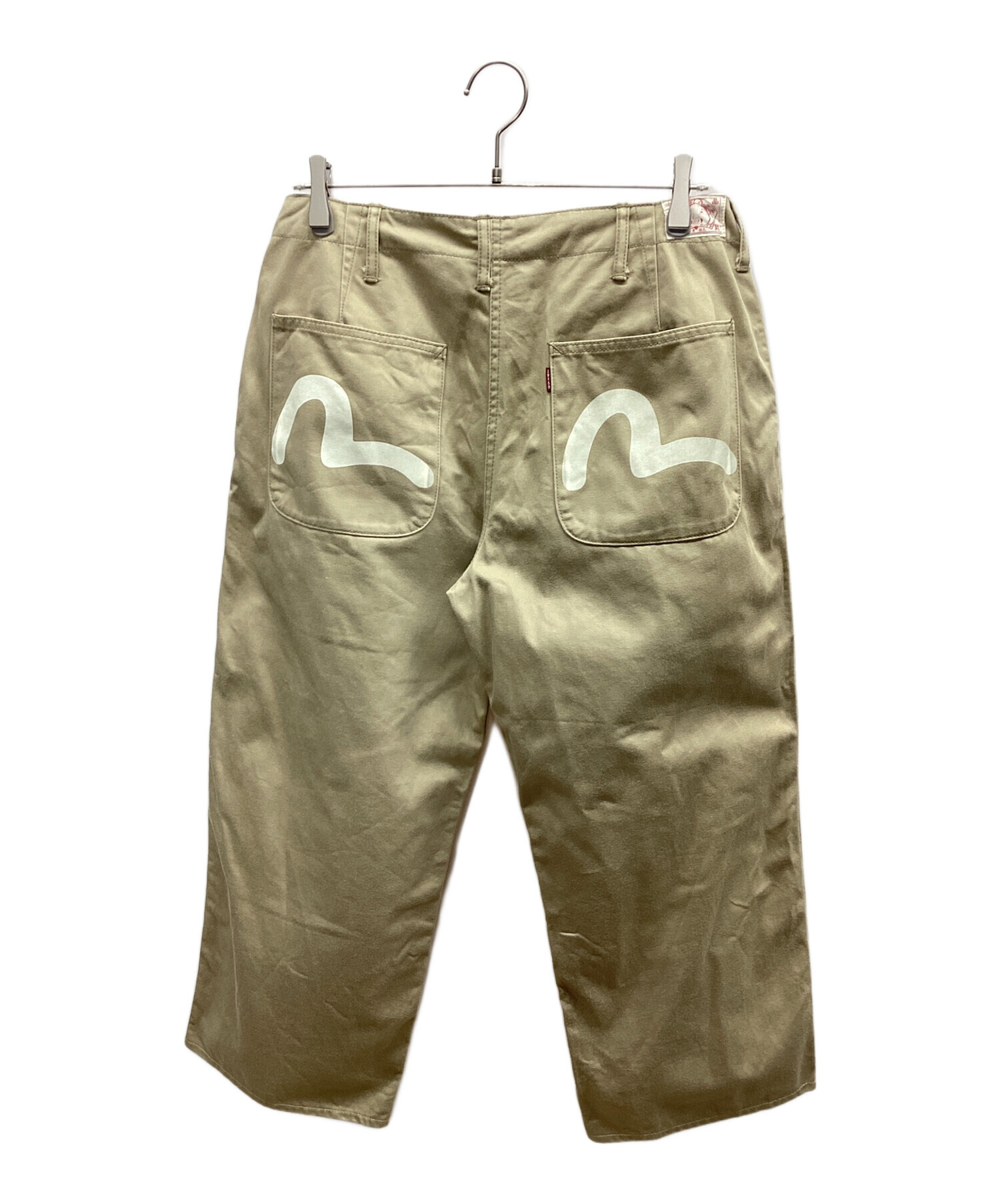 [超美品]EVISU エヴィス チノパン ベージュ メンズ 中古・古着通販】EVISU (エヴィス) チノパン ベージュ サイズ:81