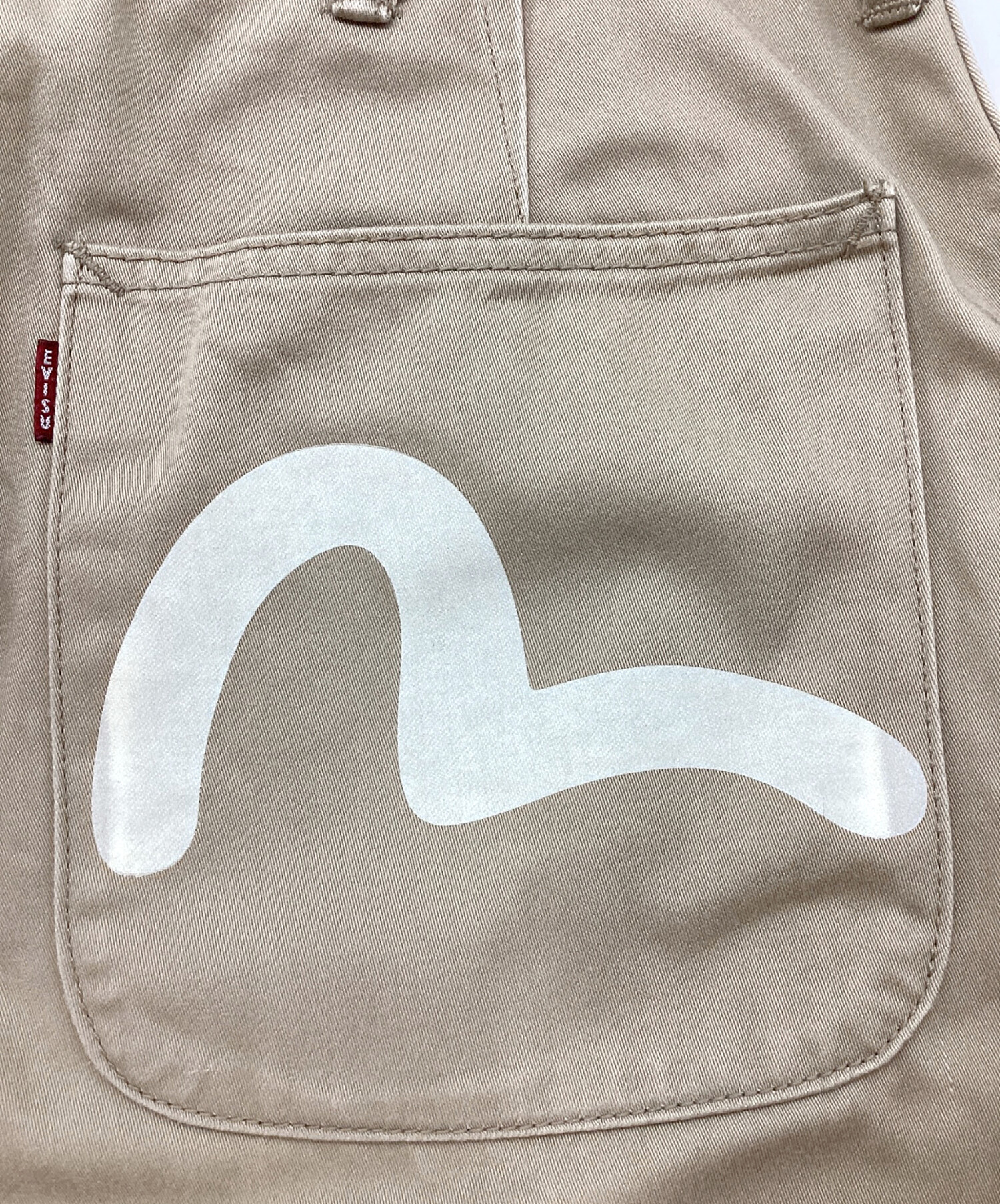 中古・古着通販】EVISU (エヴィス) チノパン ベージュ サイズ:81