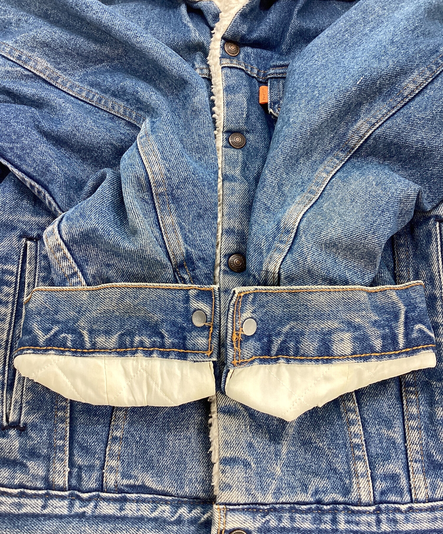 中古・古着通販】LEVI'S (リーバイス) ボアジャケット ブルー サイズ
