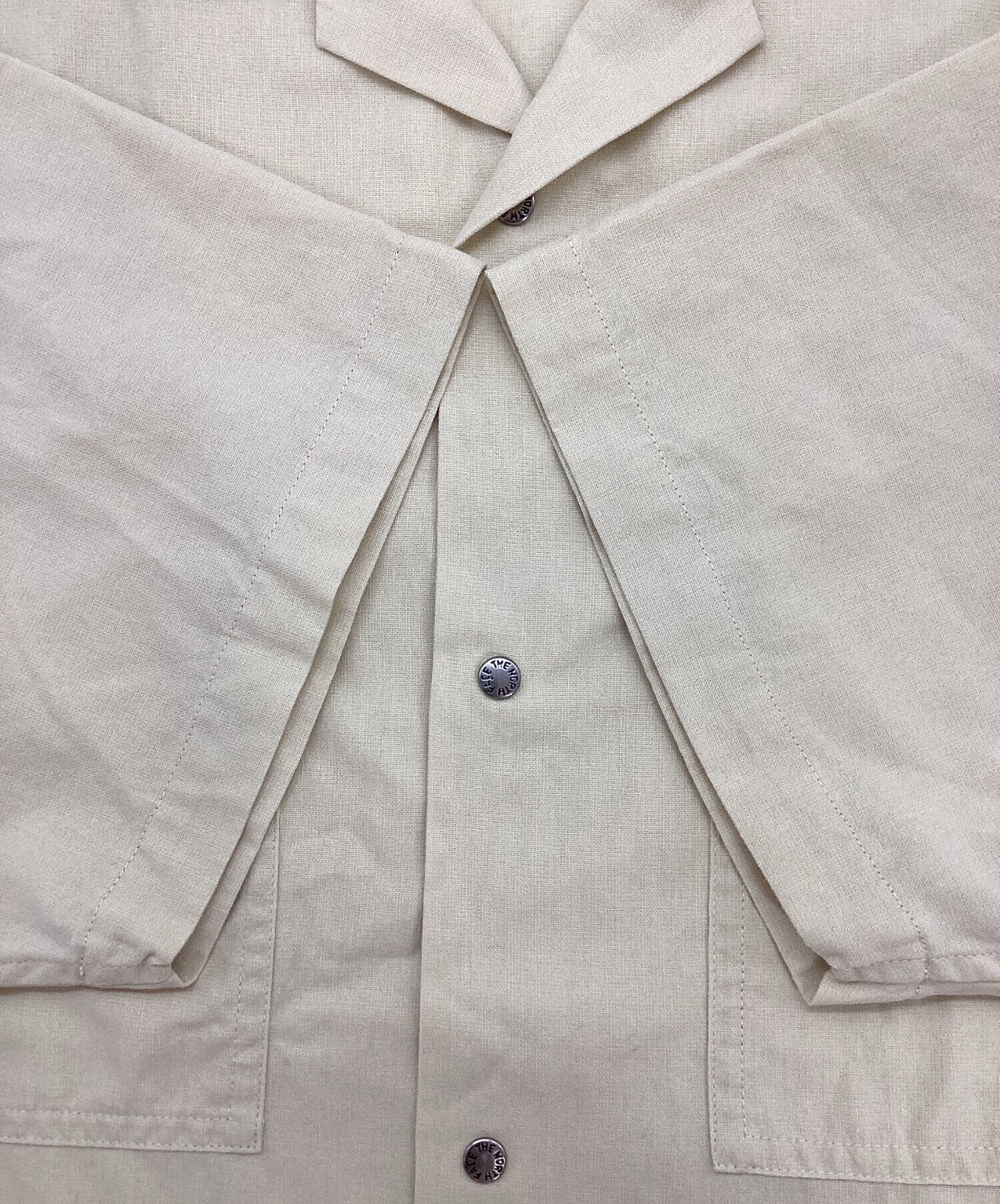 中古・古着通販 THE NORTH FACE ザ ノース フェイス 半袖シャツ ベージュ サイズ M ブランド・古着通販 トレファク公式 TREFAC FASHION スマホサイト