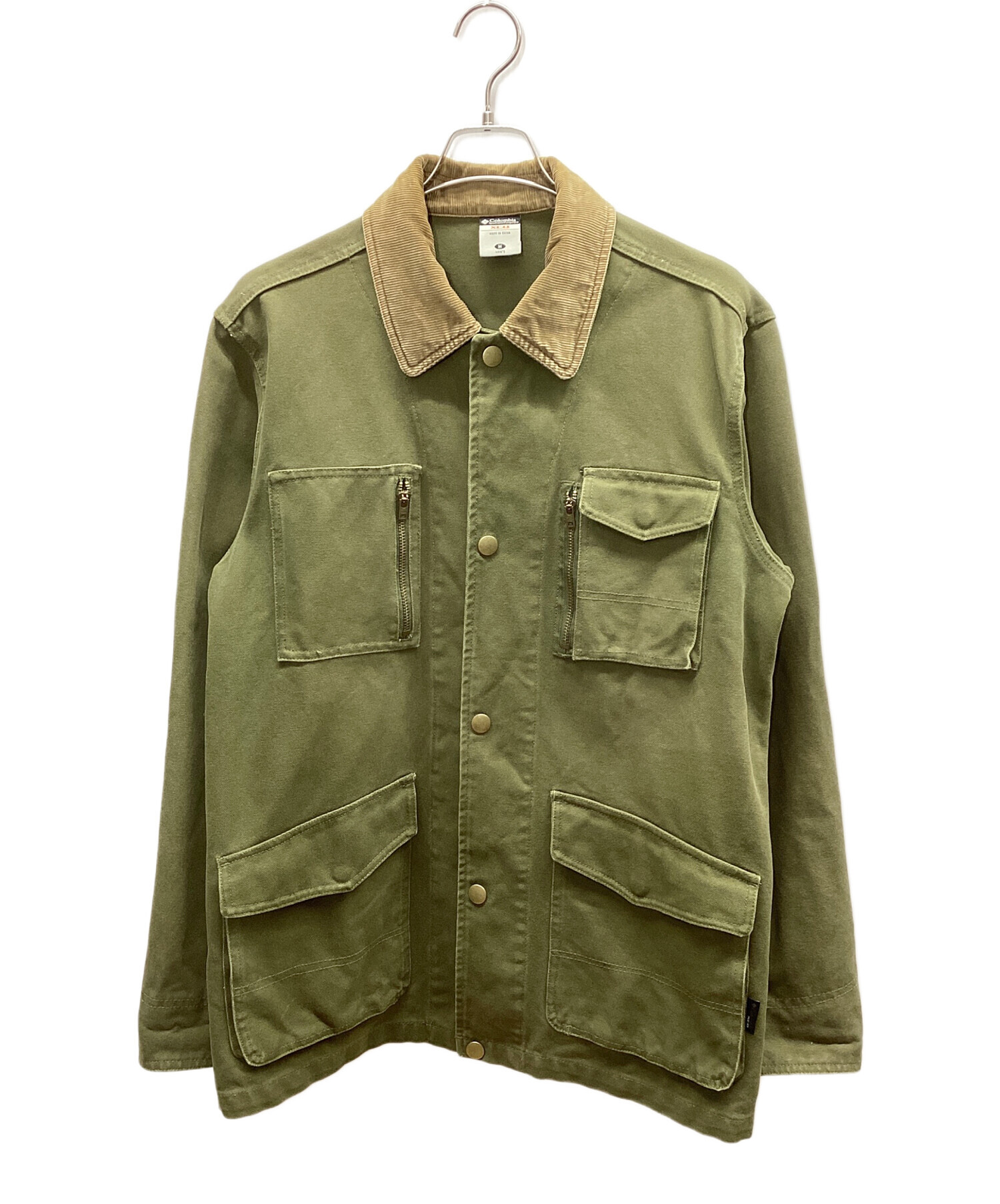 Columbia カバーオール M 中古・古着通販】Columbia (コロンビア) カバーオール カーキ サイズ:M